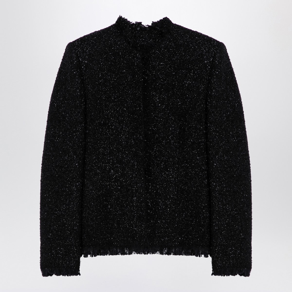 Givenchy Black tweed and lurex jacket