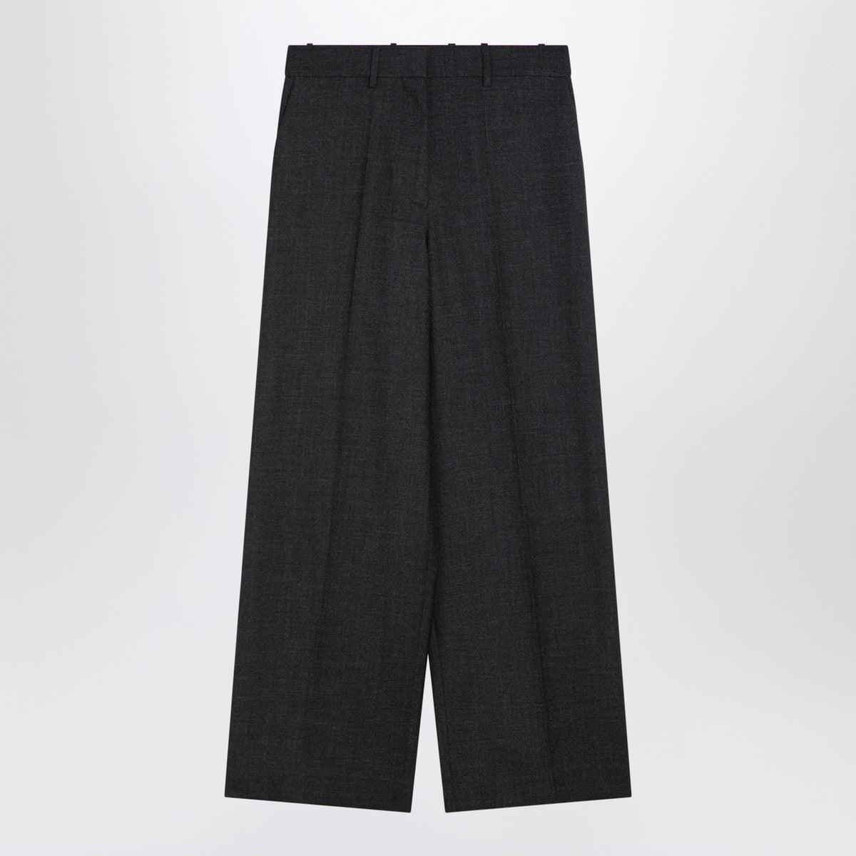 Givenchy Dark grey wool wide trousers