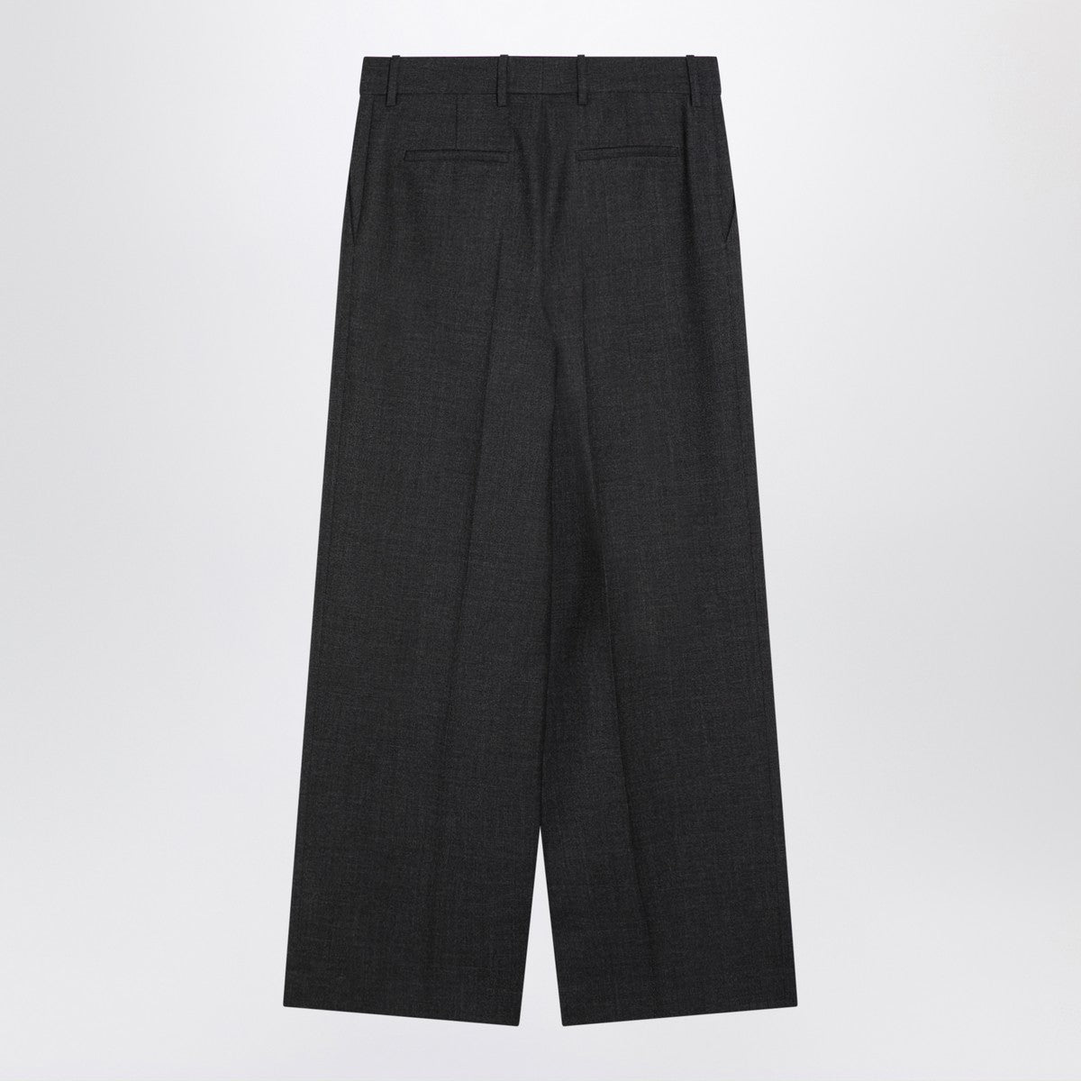 Givenchy Dark grey wool wide trousers