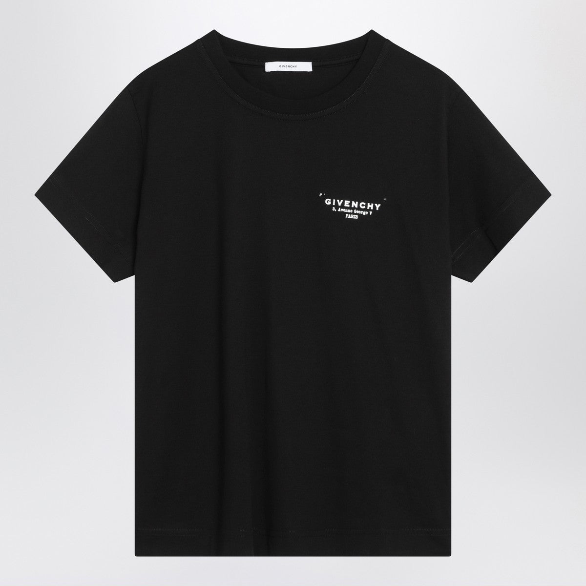 Givenchy Black cotton T-shirt with logo