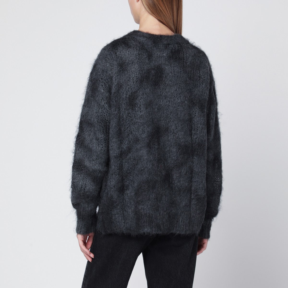 ISABEL MARANT Mylene cardigan in spray-effect kid mohair and wool