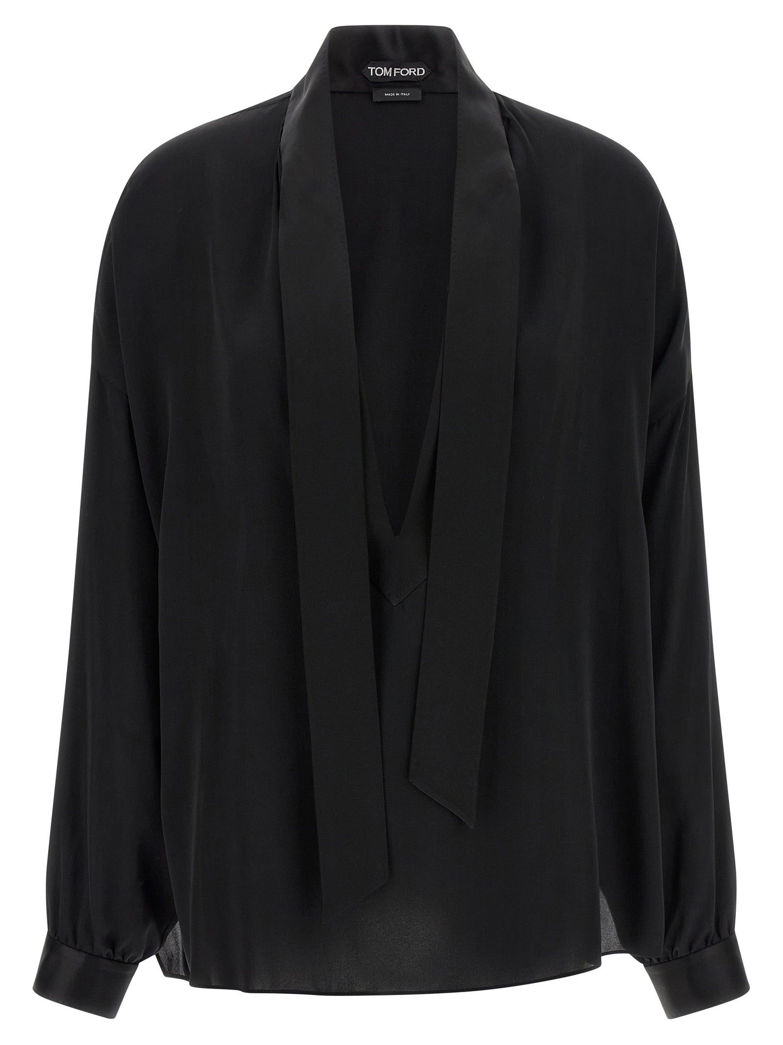 Tom Ford Lavallière Neck Blouse