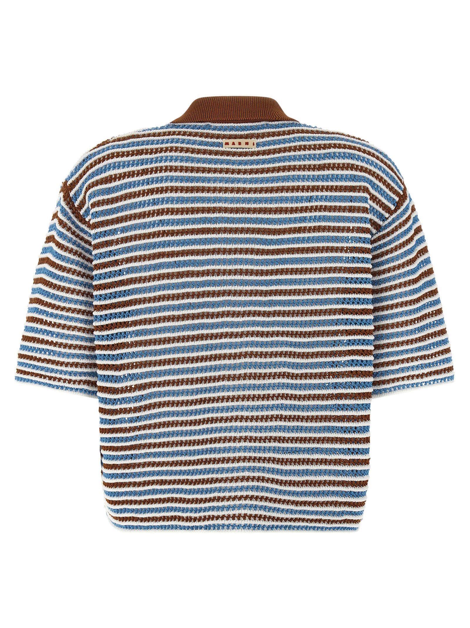 Marni Striped Crochet Cardigan