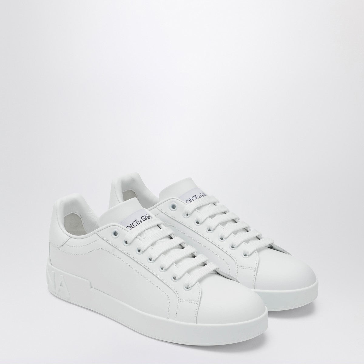 Dolce & Gabbana Dolce&Gabbana White Portofino sneakers in leather