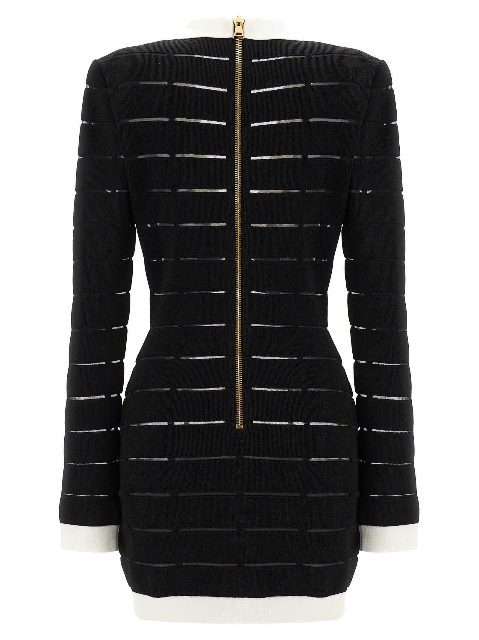 Balmain Two-tone Knit Dress