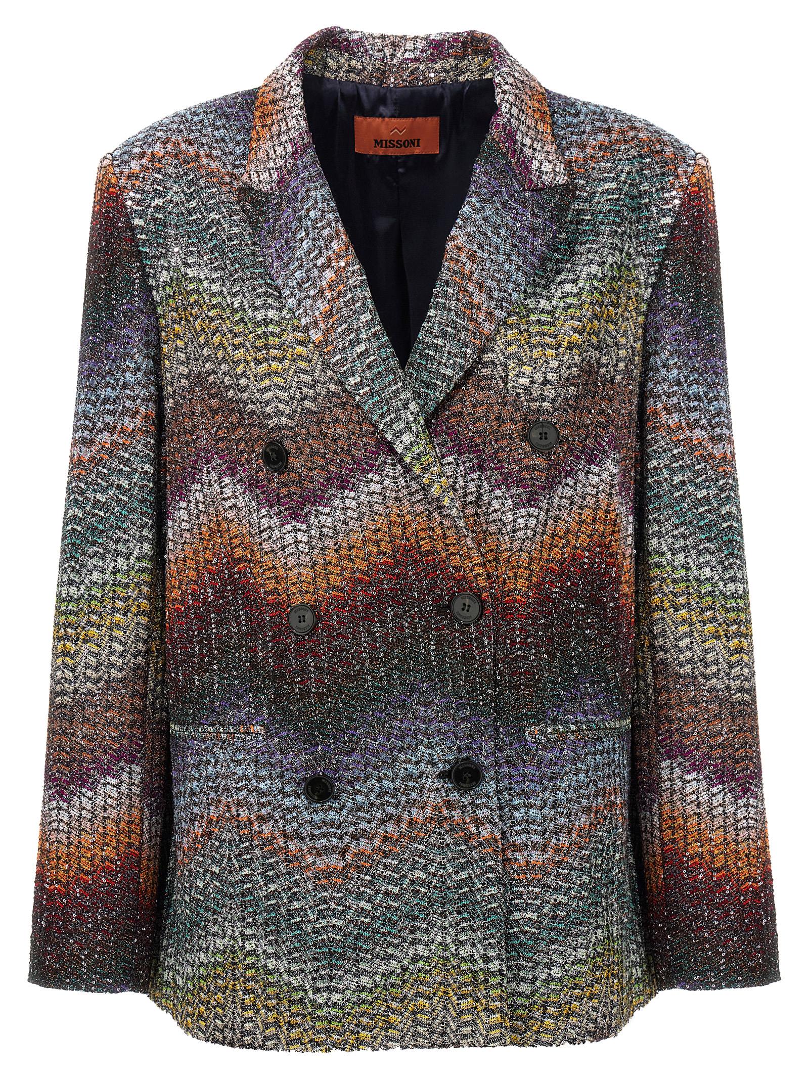 Missoni Lamé And Sequin Viscose Blazer