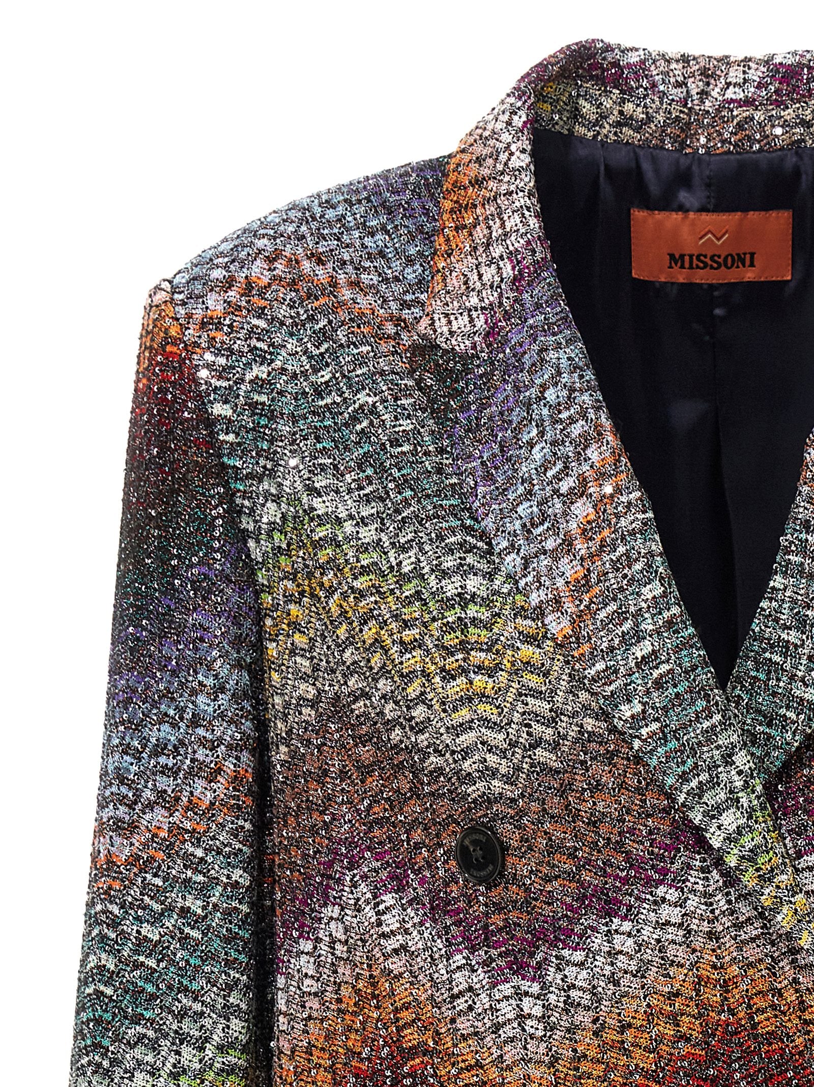 Missoni Lamé And Sequin Viscose Blazer