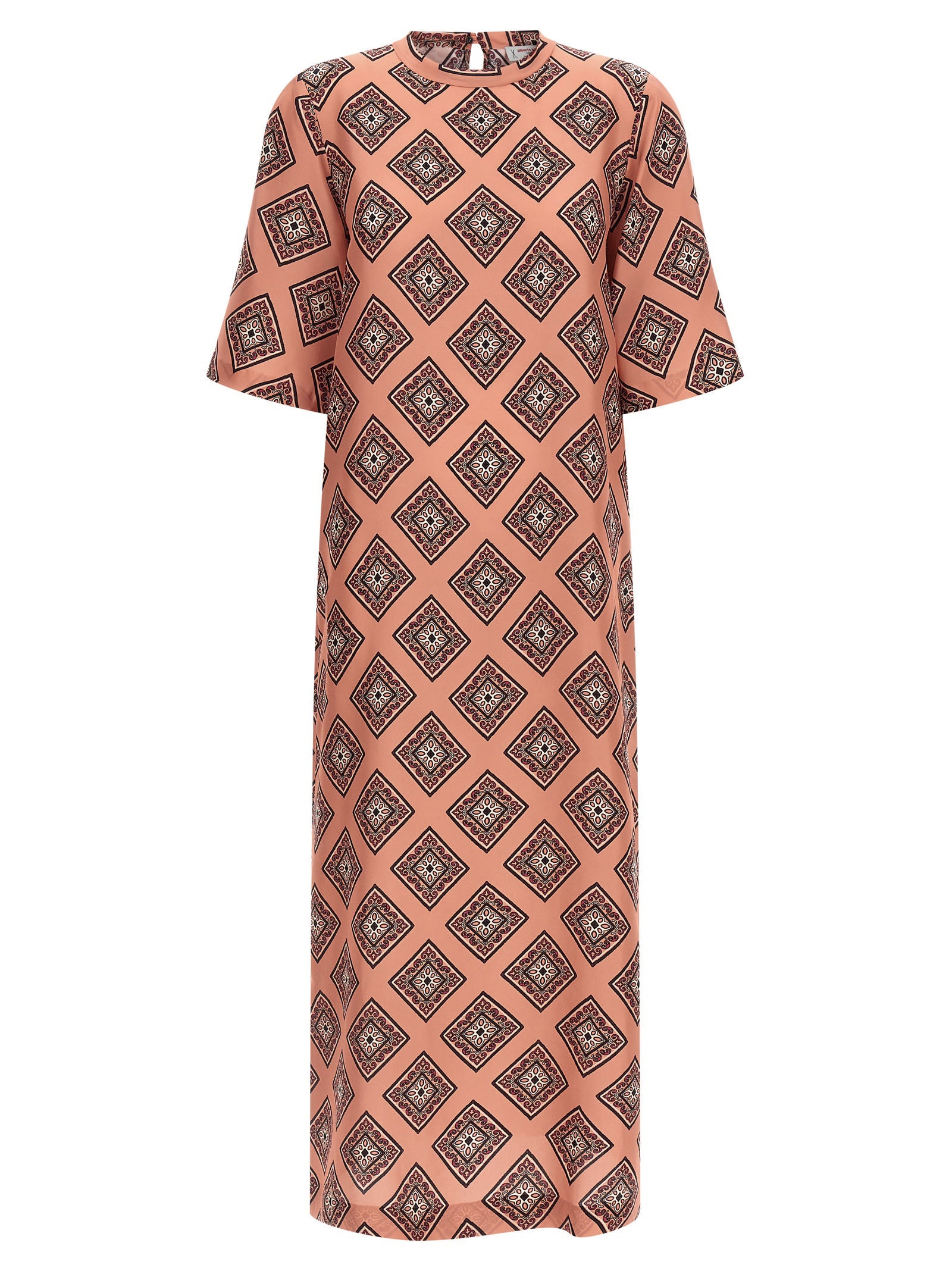 Alberto Biani Tie Print Dress