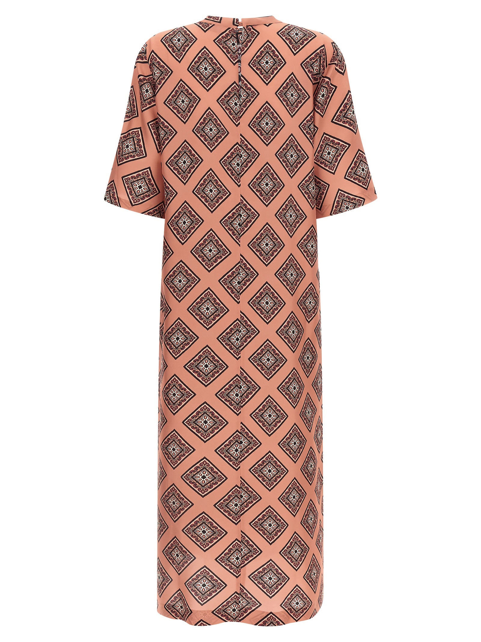 Alberto Biani Tie Print Dress