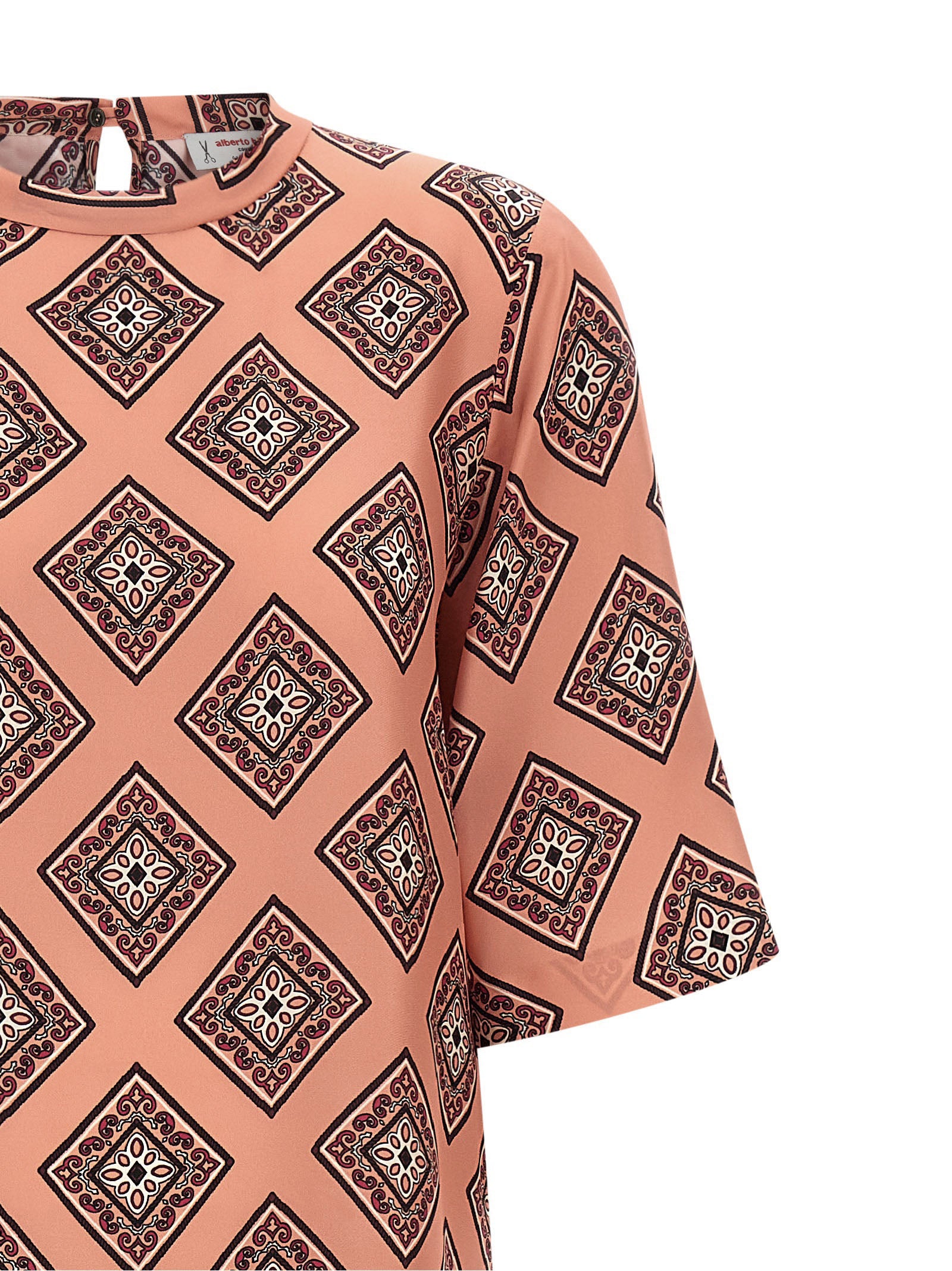 Alberto Biani Tie Print Dress