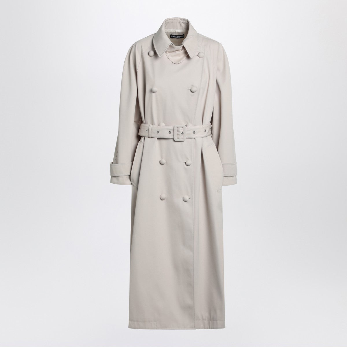 Dolce & Gabbana Dolce&Gabbana Beige trench in cotton drill