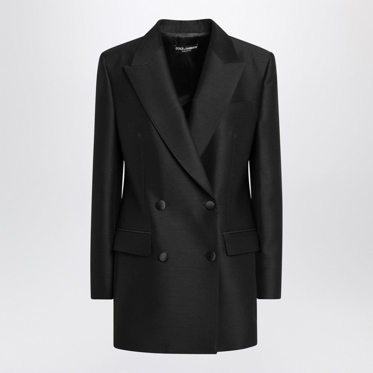 Dolce & Gabbana Dolce&Gabbana black double-breasted wool jacket