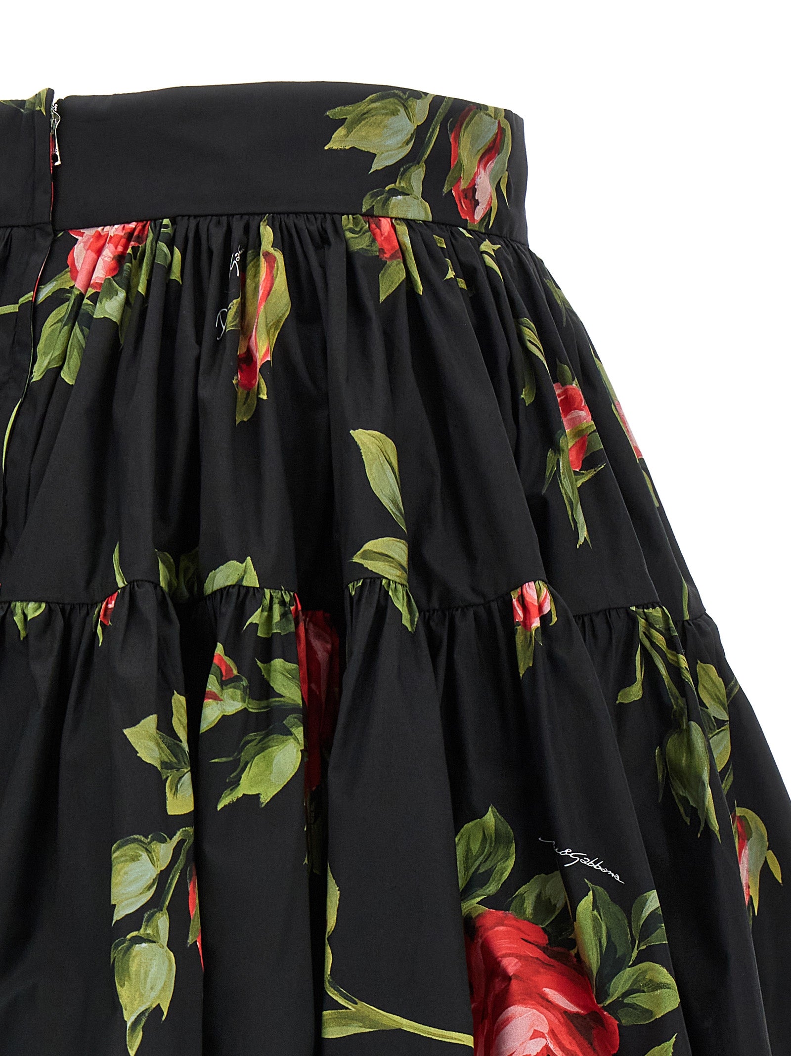 Dolce & Gabbana Bouquet Rose Skirt