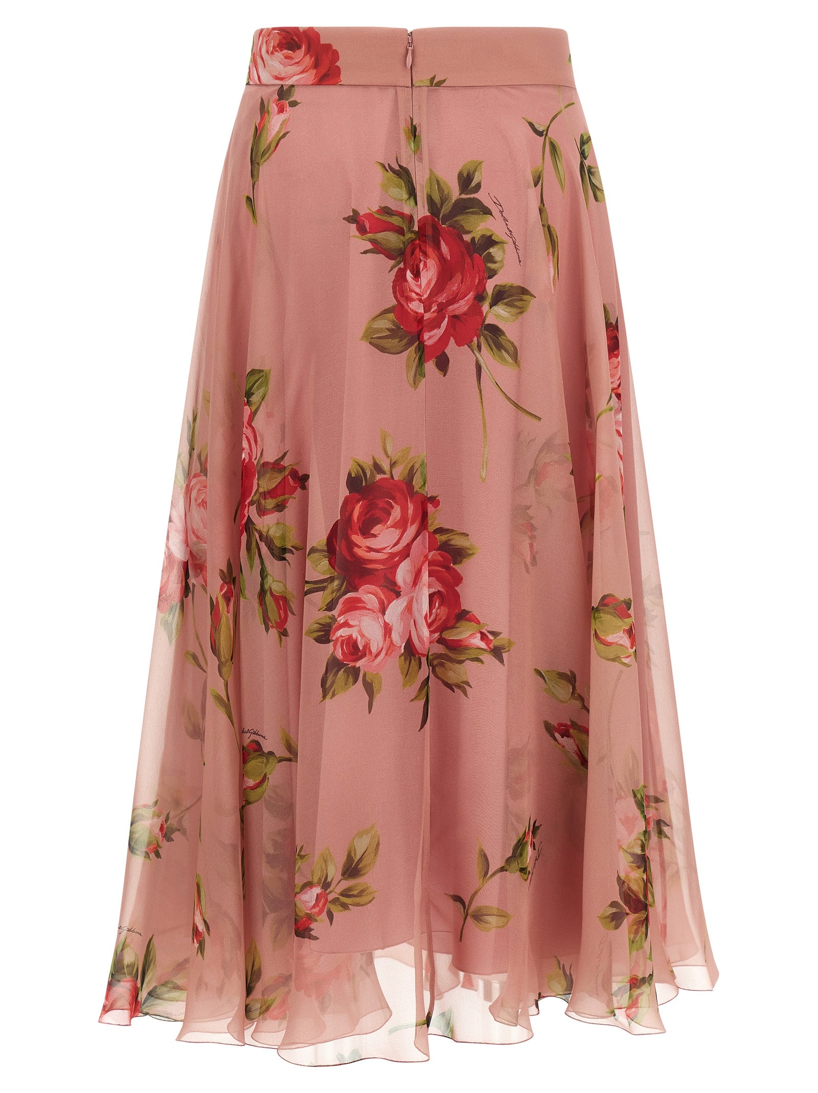 Dolce & Gabbana Bouquet Rose Skirt