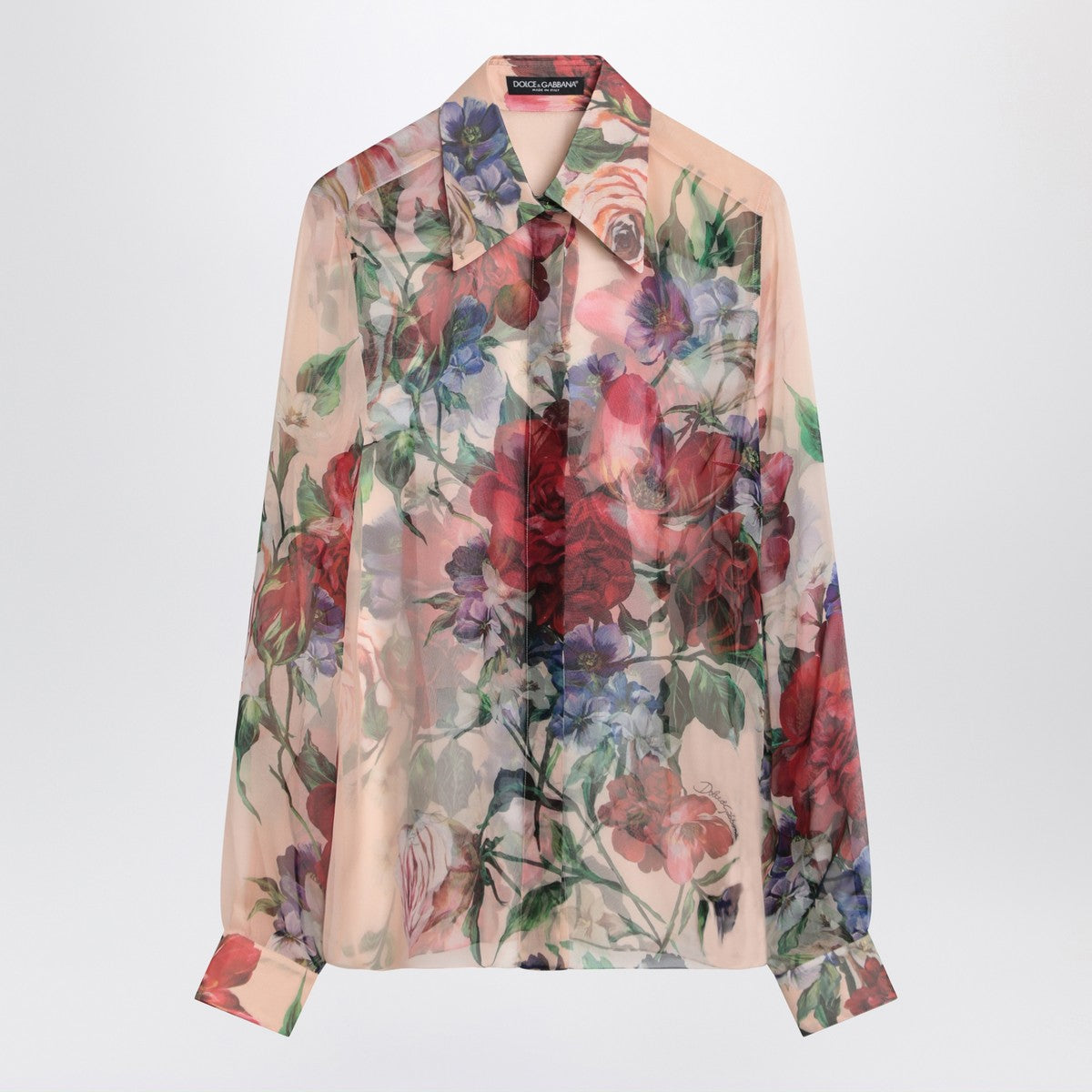 Dolce & Gabbana Dolce&Gabbana Floral-print silk shirt