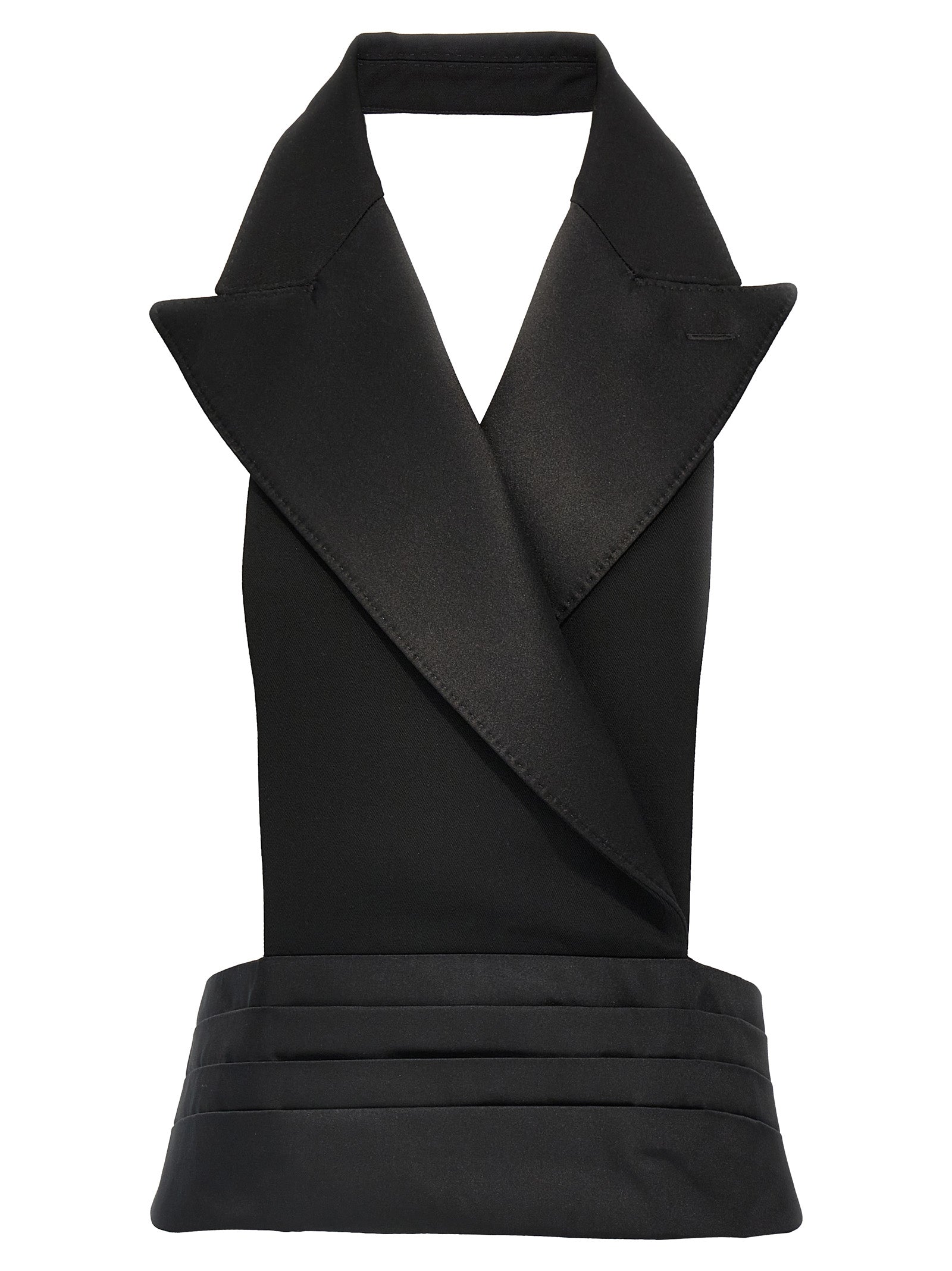 Dolce & Gabbana Double-breasted Bare Back Vest