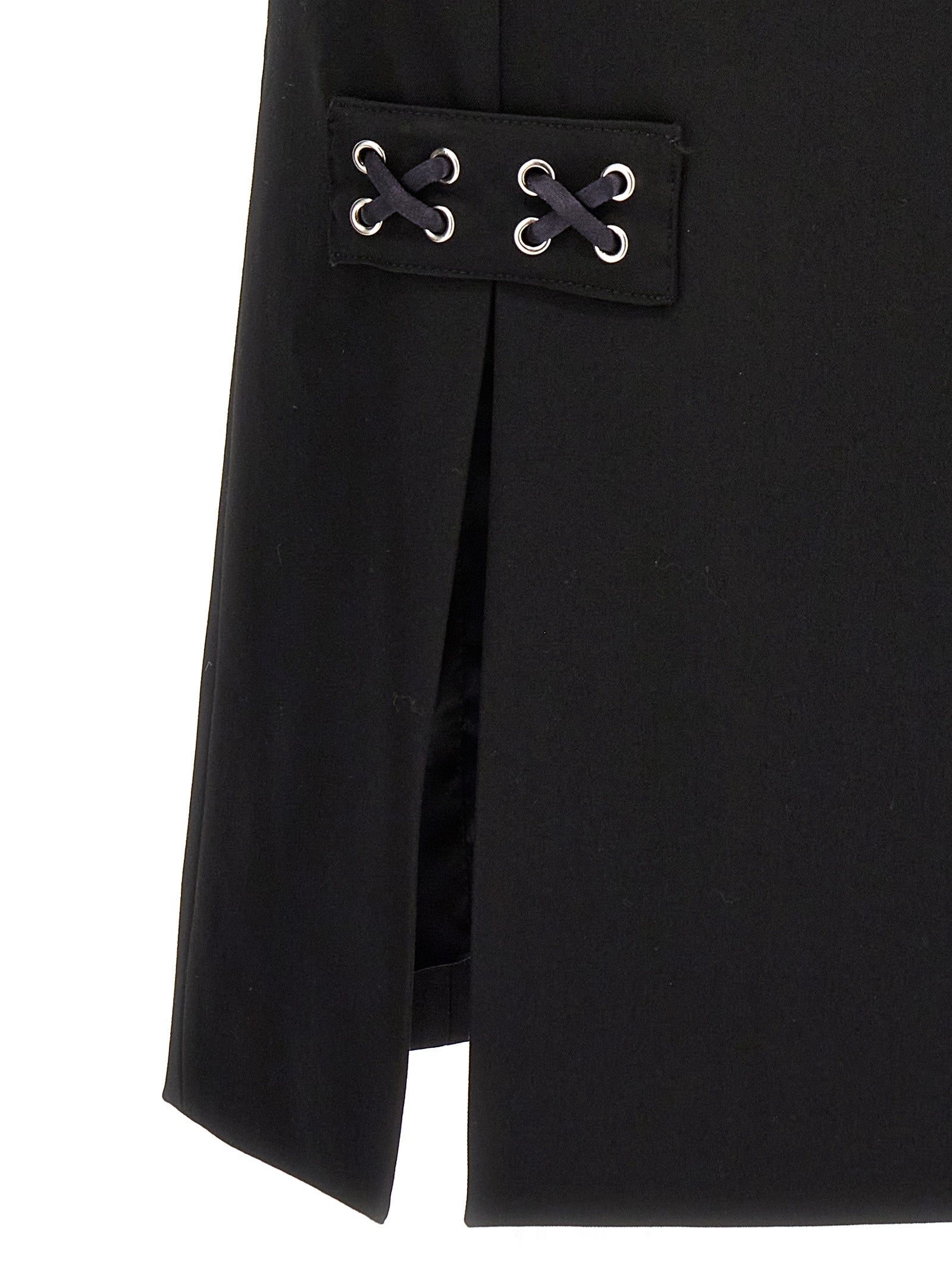Alessandra Rich Lace-up Skirt