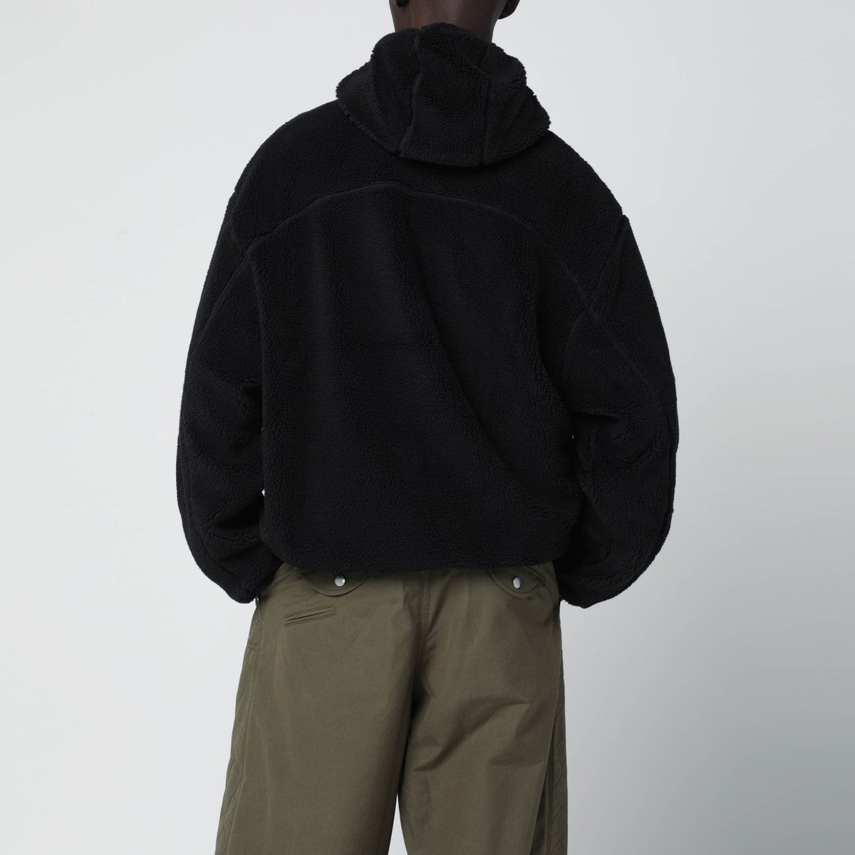 KENZO Black hooded fleece