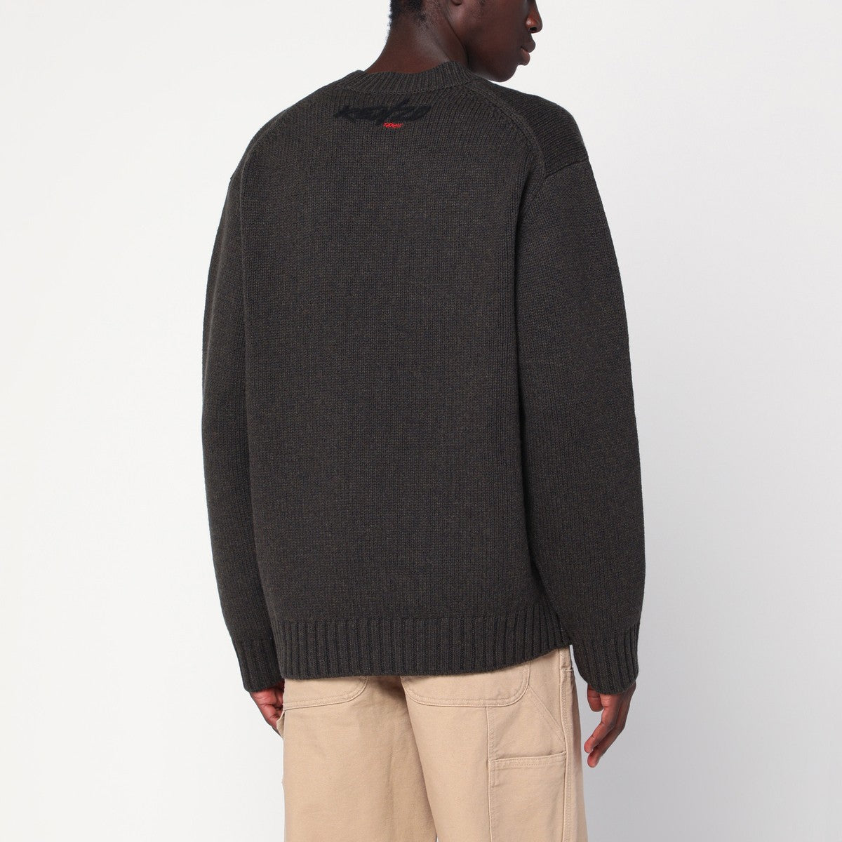 Kenzo x Futura 2000 sweater in khaki wool