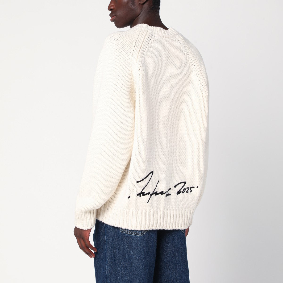 Kenzo x Futura 2000 sweater in white wool