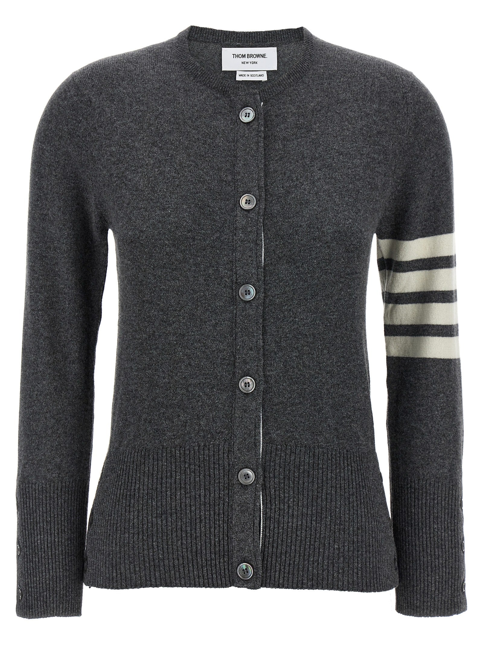 Thom Browne Classic Cashmere 4-bar Cardigan