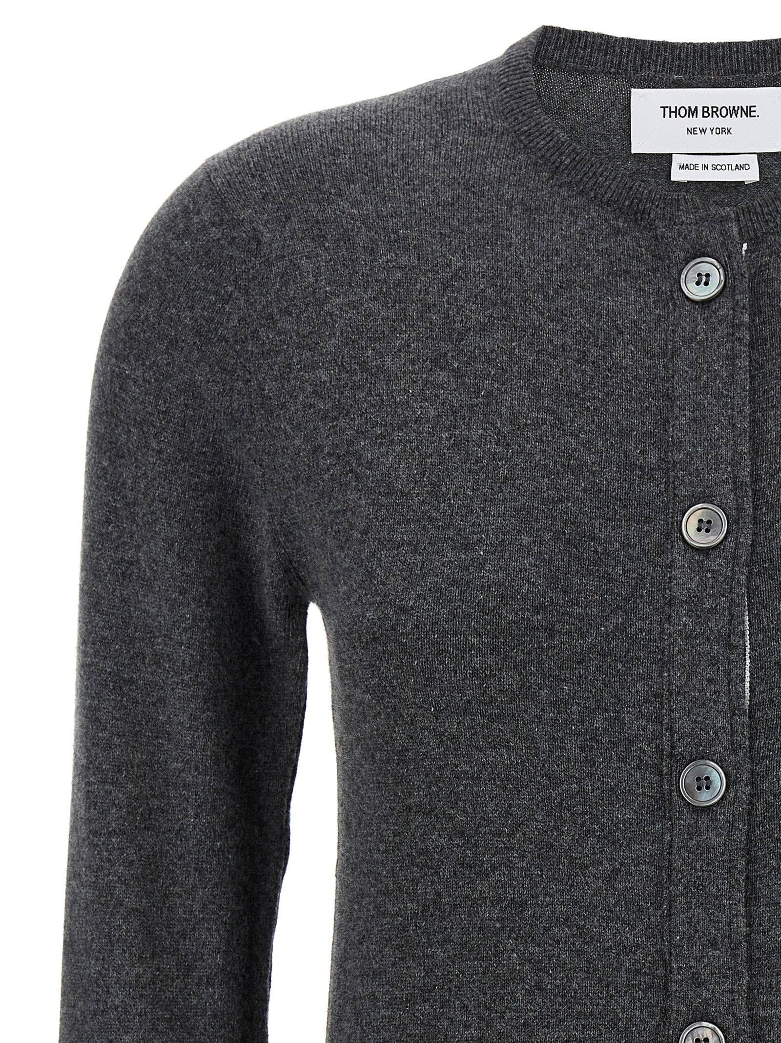 Thom Browne Classic Cashmere 4-bar Cardigan