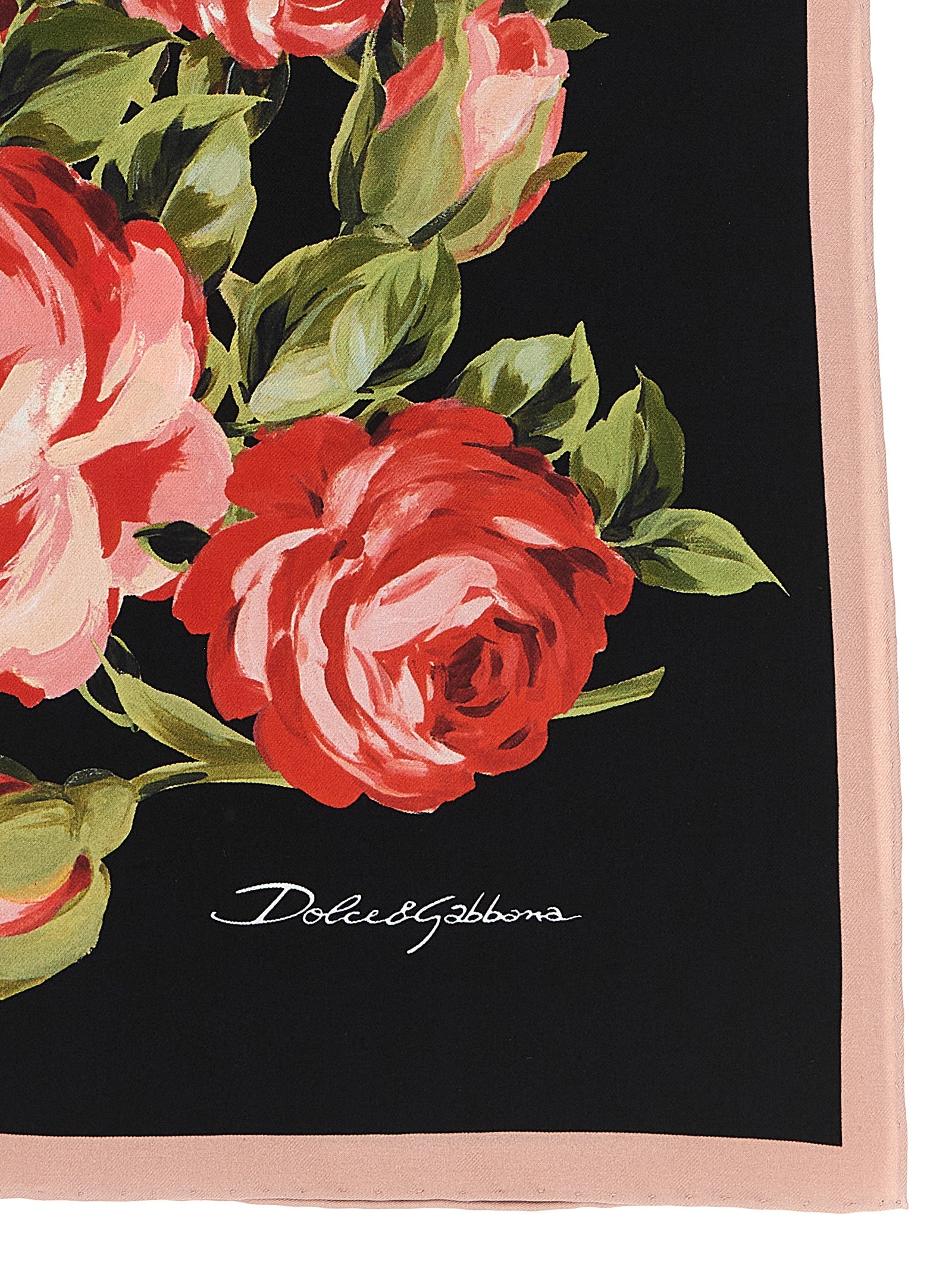 Dolce & Gabbana Bouquet Rose Scarf