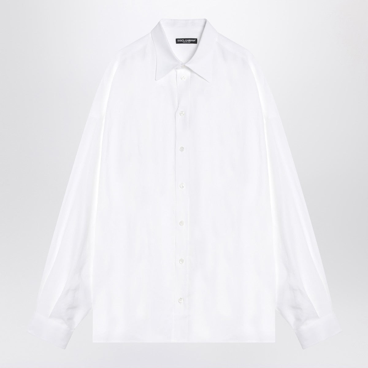 Dolce & Gabbana Dolce&Gabbana White linen shirt