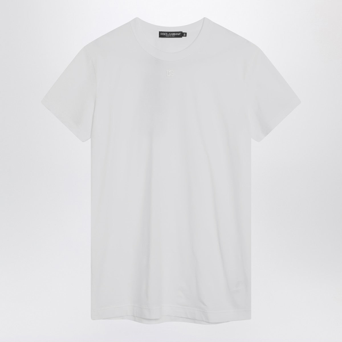 Dolce & Gabbana Dolce&Gabbana White t-shirt with logo embroidery