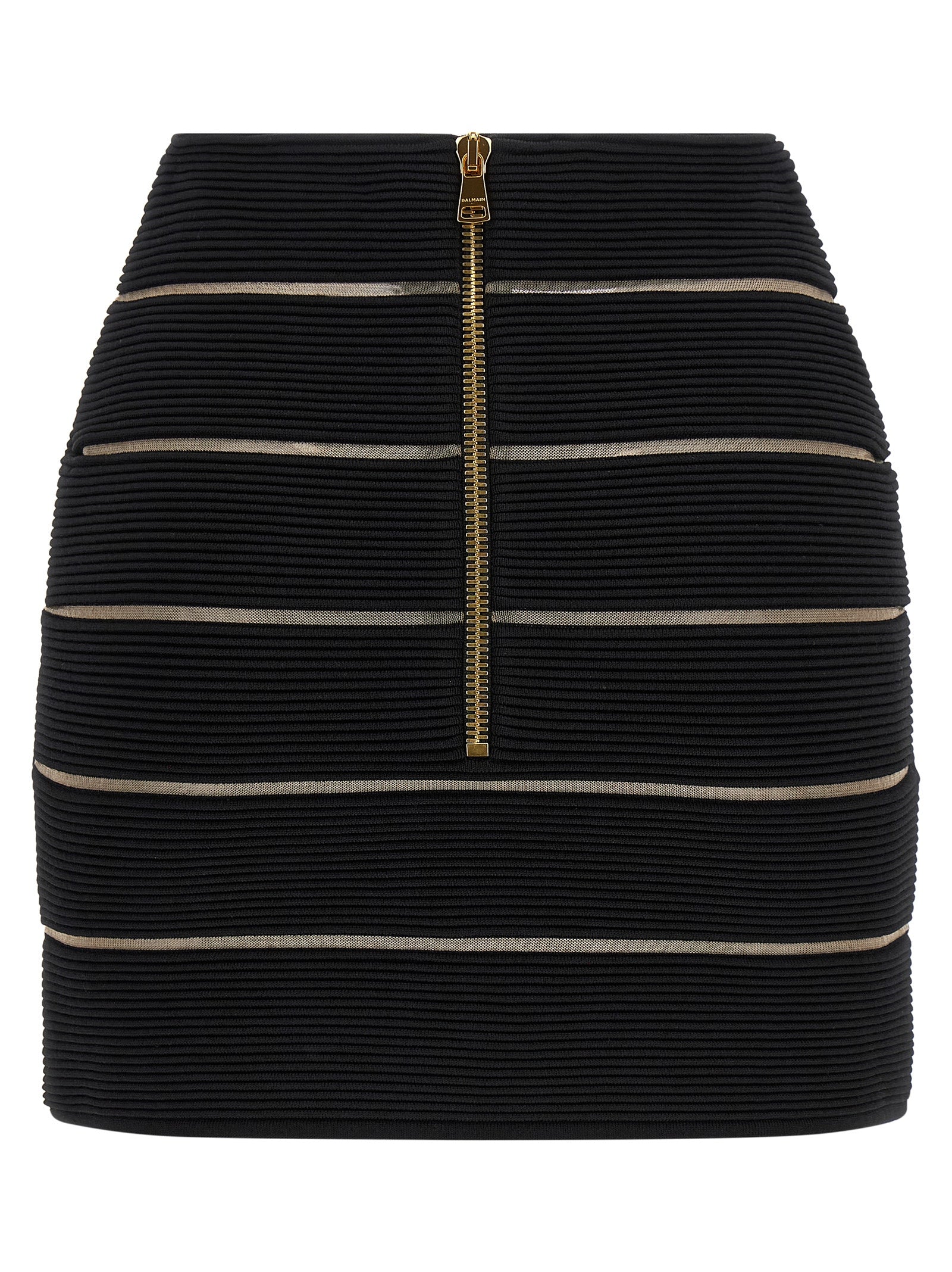 Balmain V-shaped Waist Skirt