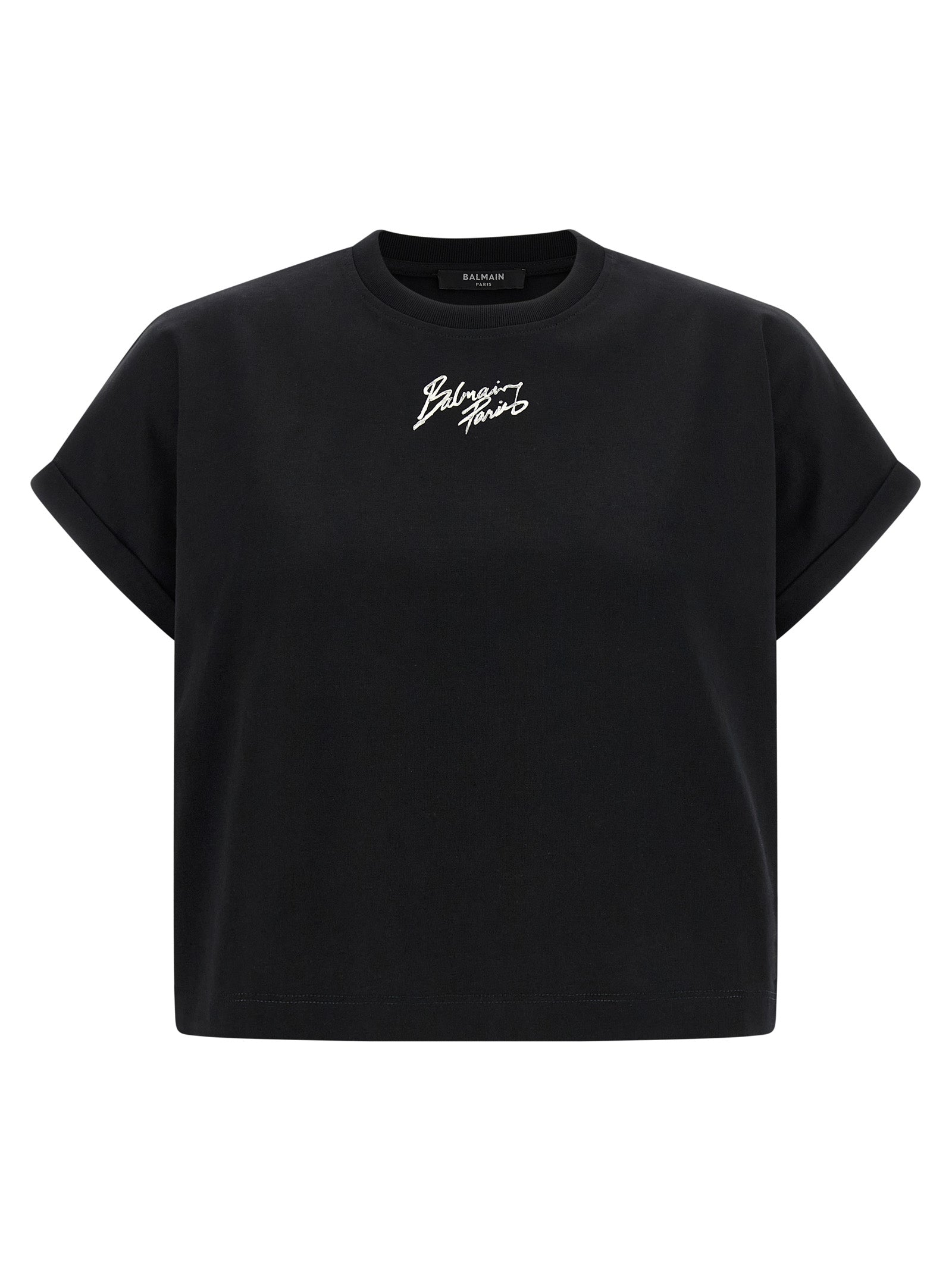 Balmain Cropped T-shirt