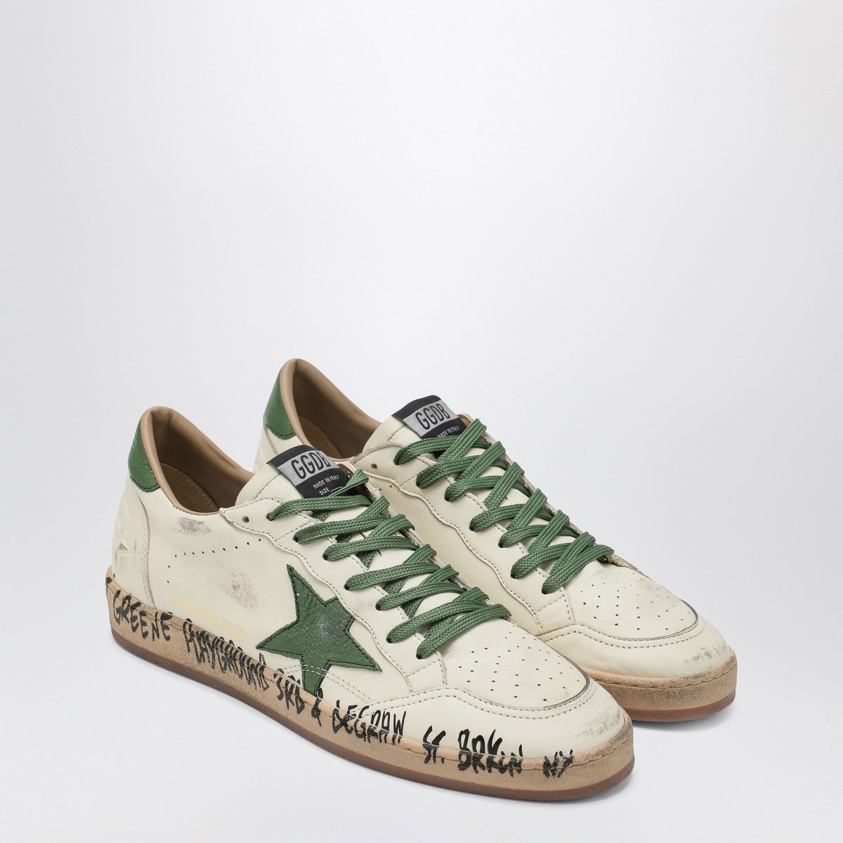 Golden Goose Sneaker Ballstar white/green