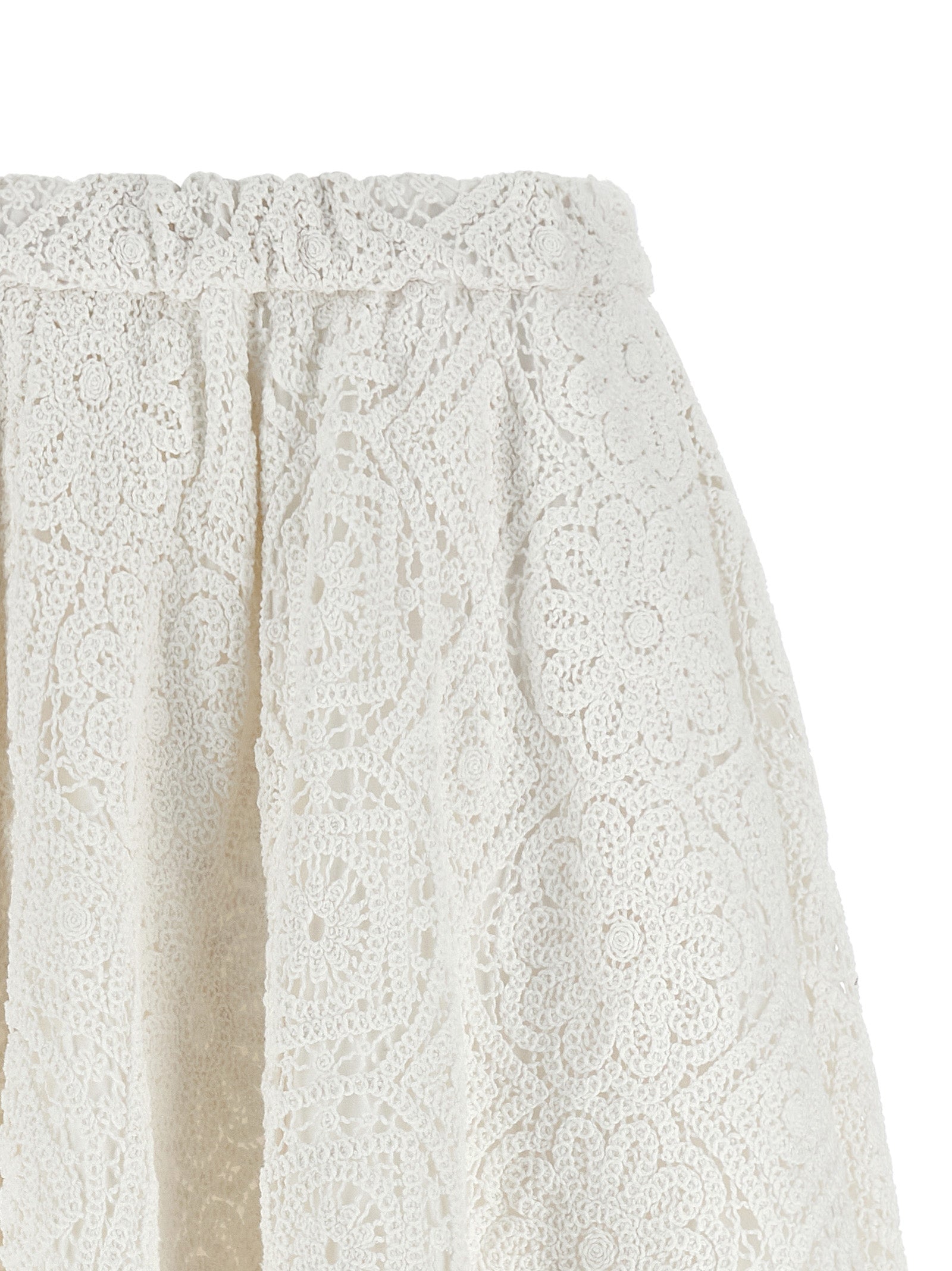 Comme Des Garcons Macramé Skirt