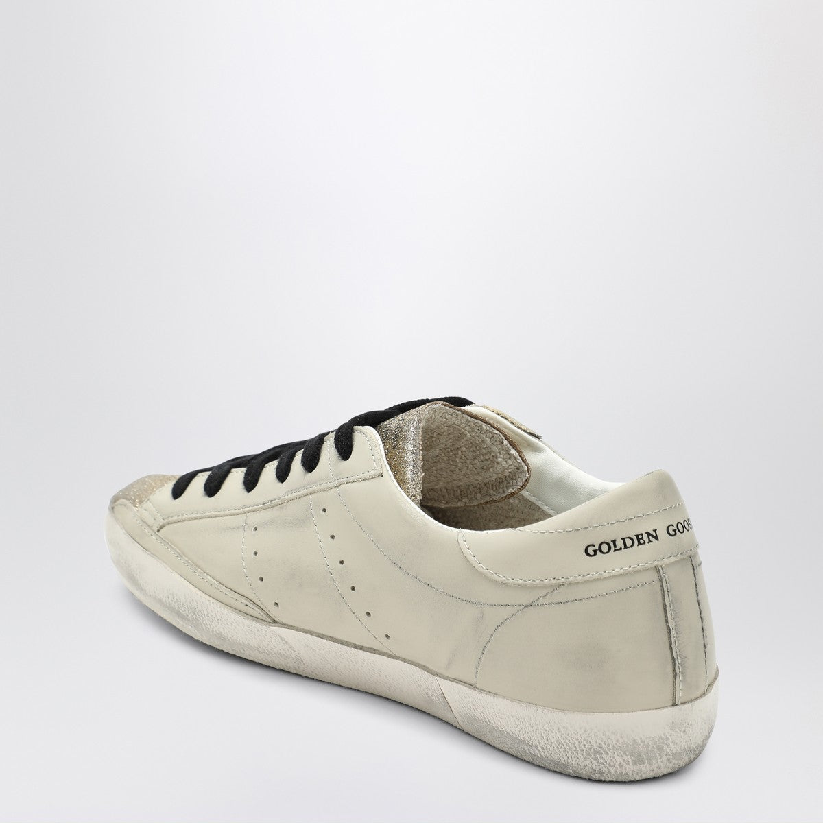Golden Goose Light beige/animalier Super-Star sneaker