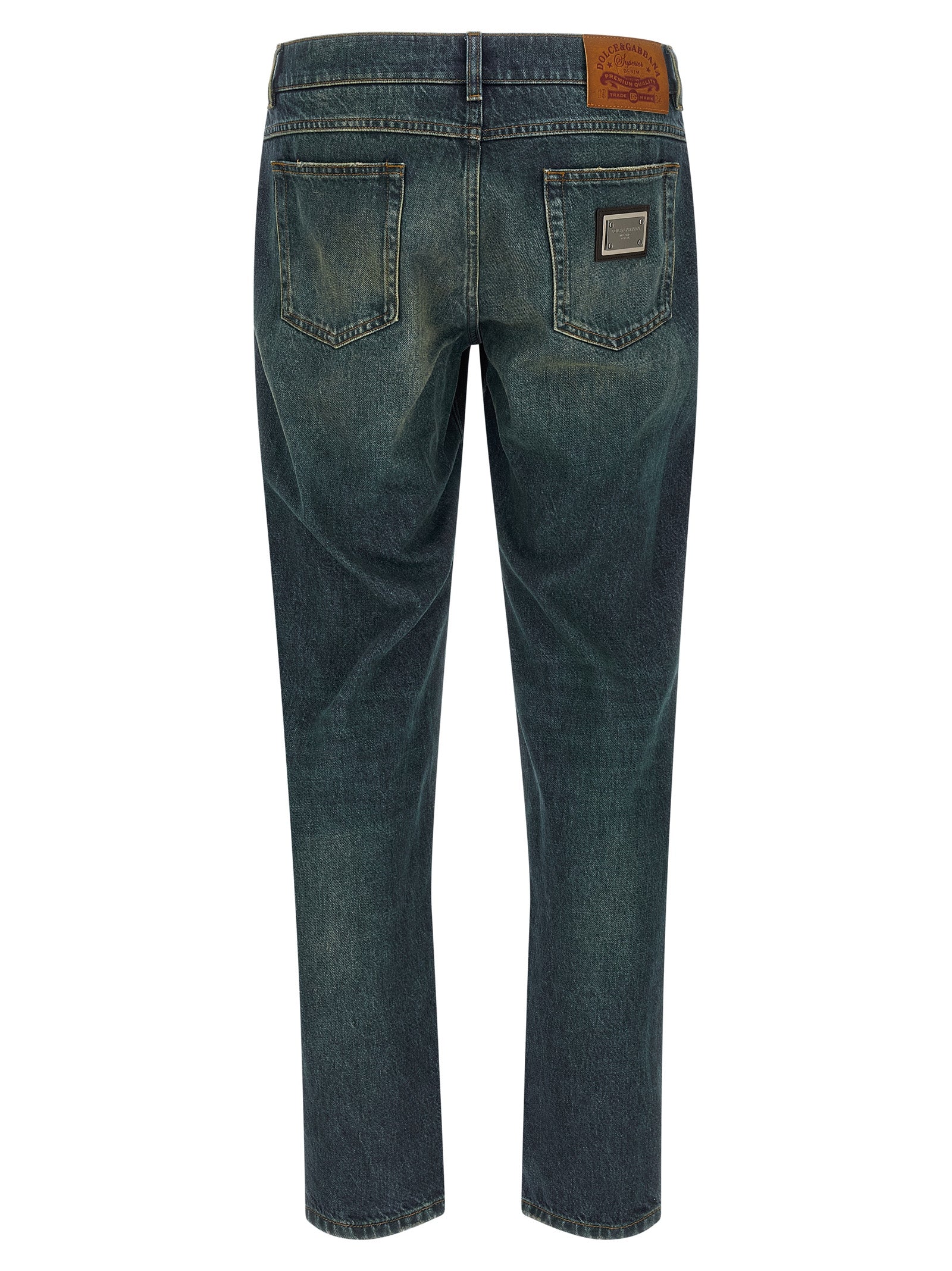 Dolce & Gabbana Logo Tag Jeans