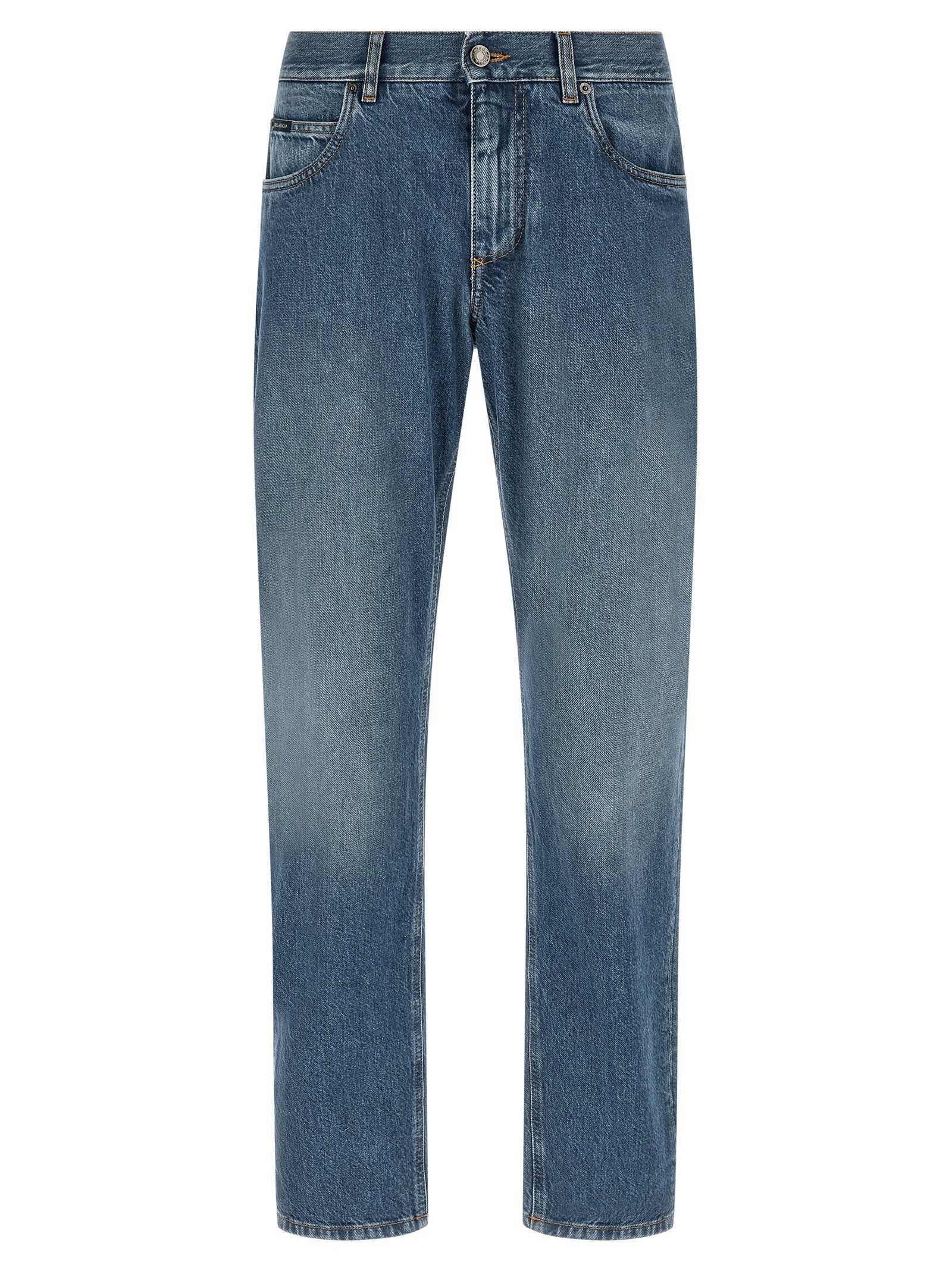 Dolce & Gabbana Heraldic Embroidery Jeans