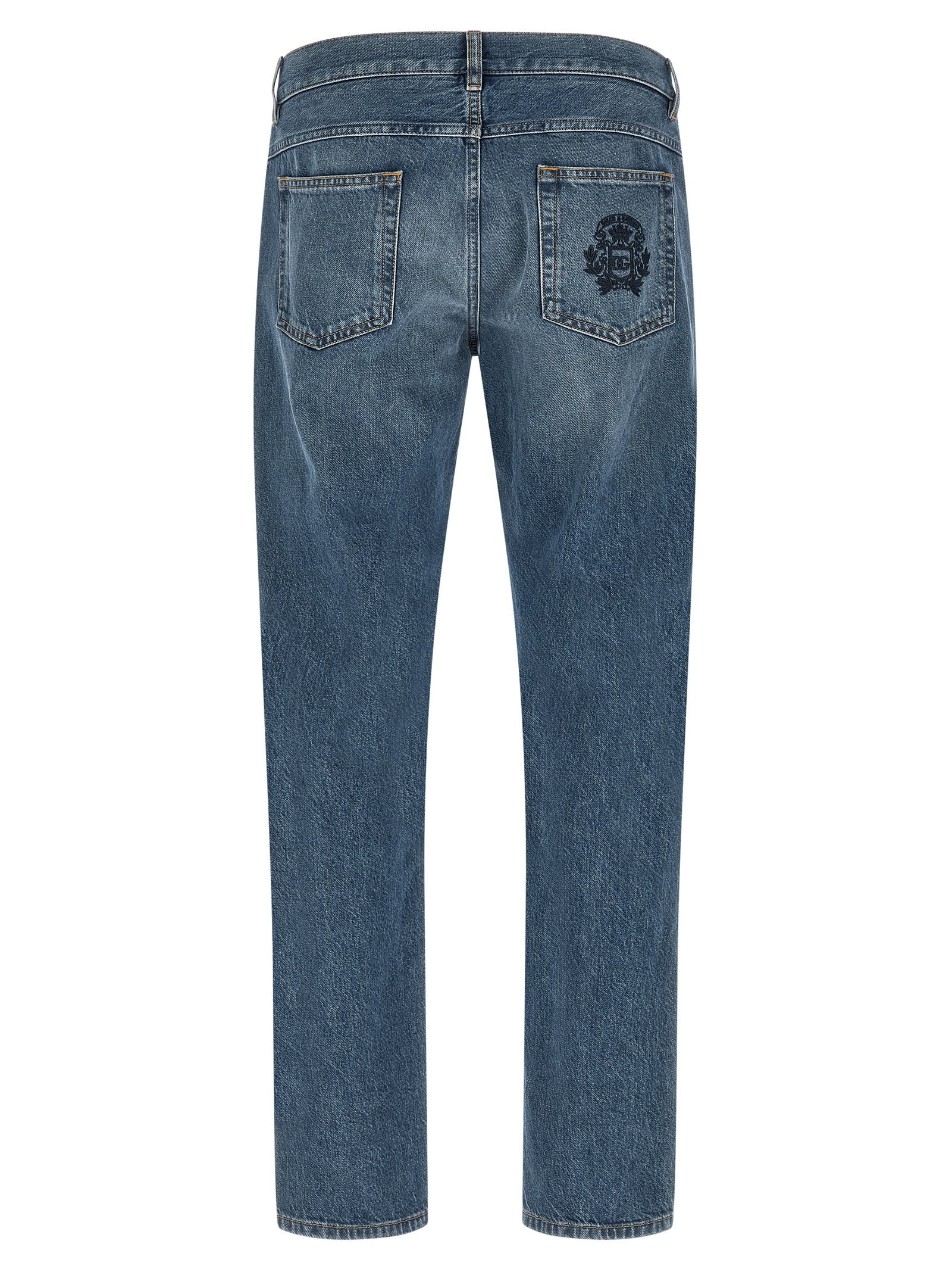 Dolce & Gabbana Heraldic Embroidery Jeans
