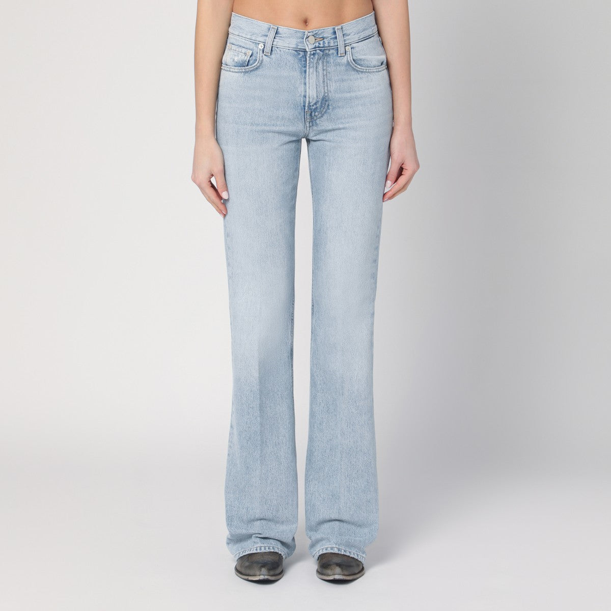 HAIKURE Flora light blue washed jeans