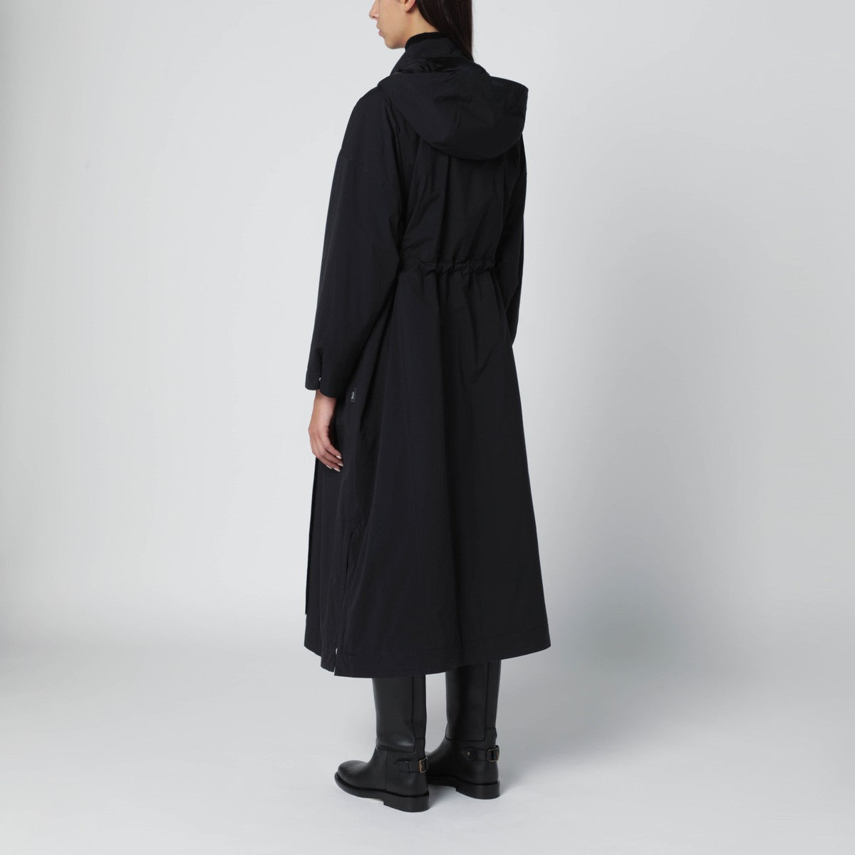 HERNO Laminar trench coat in black 2L Gore-Tex