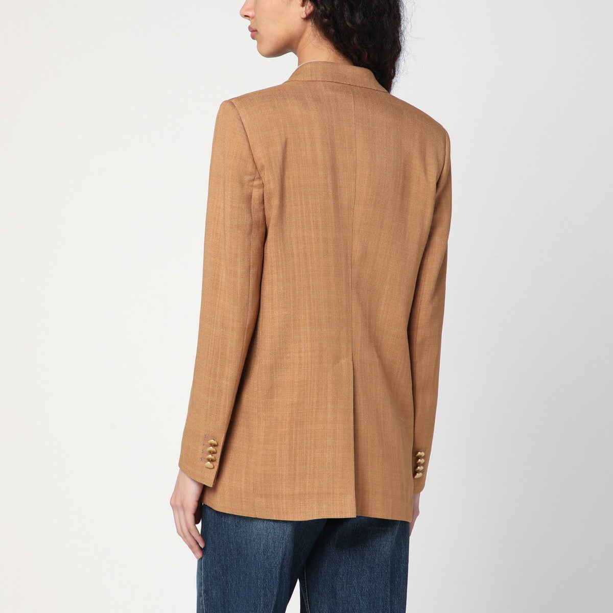 Tagliatore Beige double-breasted jacket