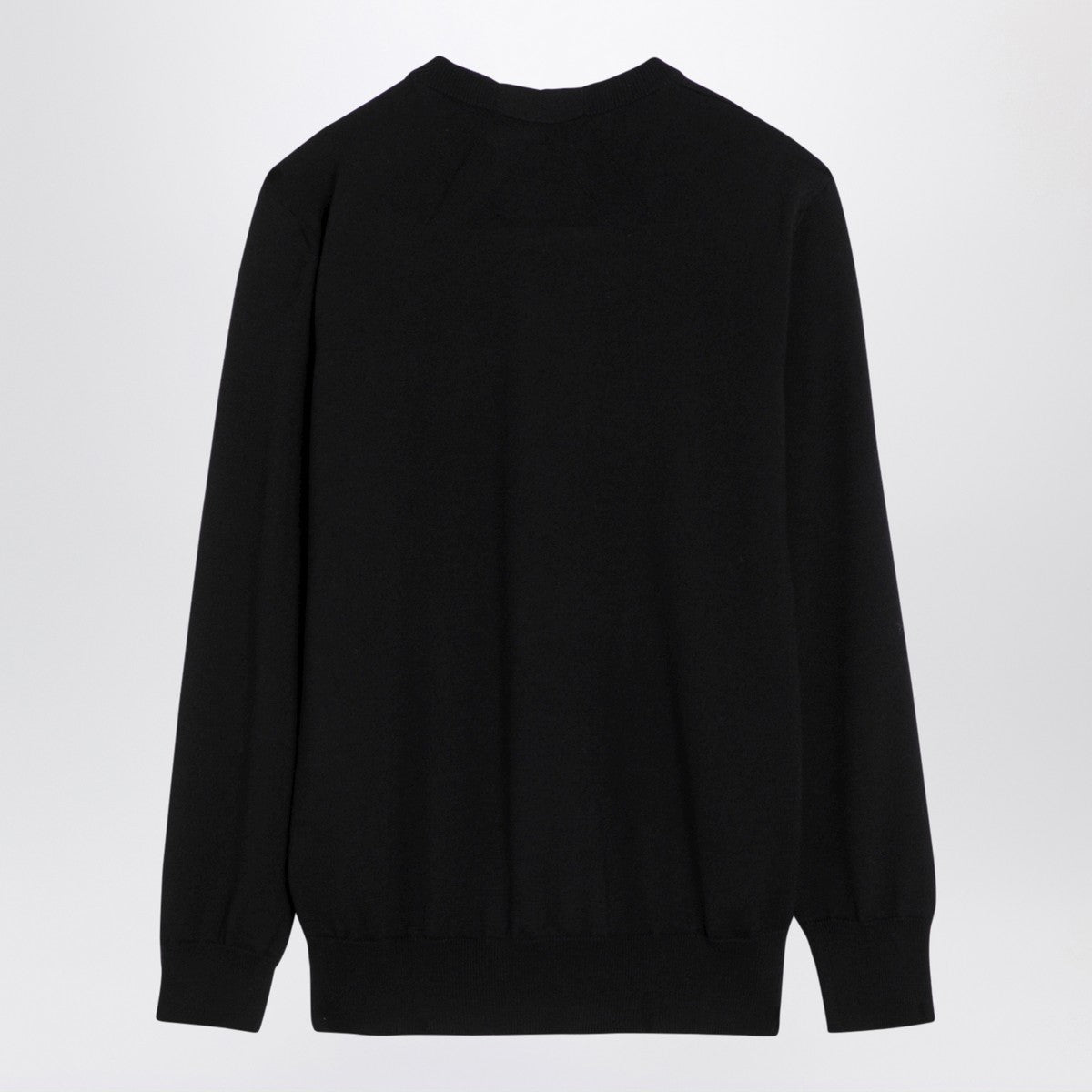 Jil Sander Black wool crew-neck sweater