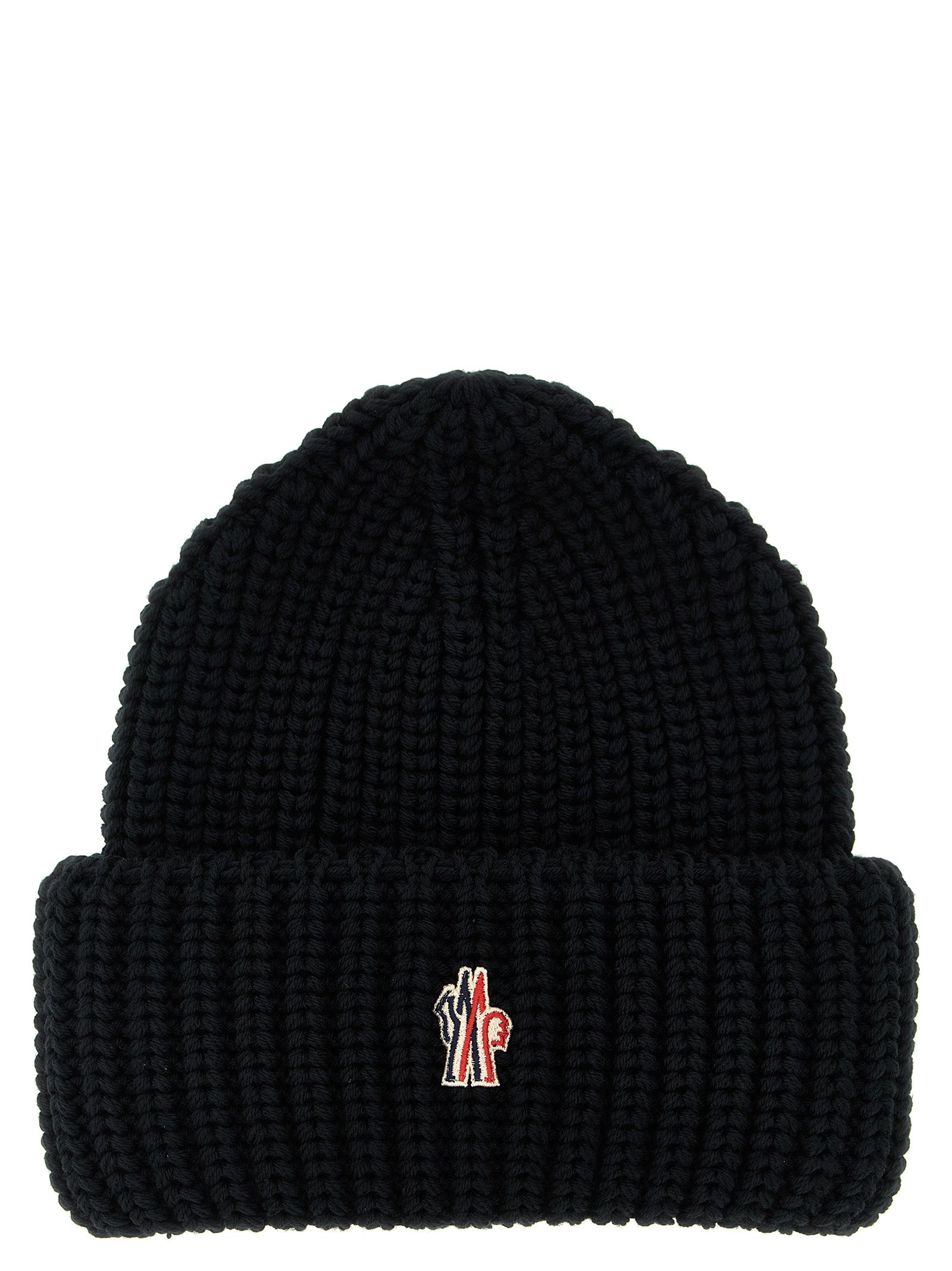 Moncler Grenoble Logo Patch Beanie