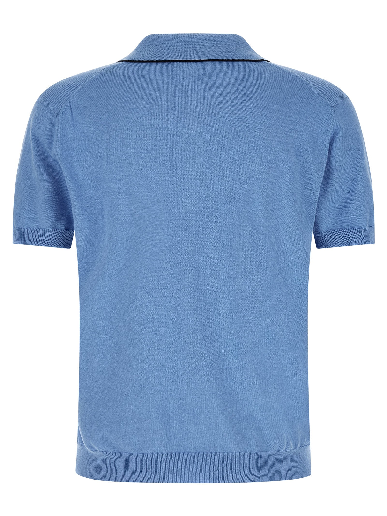 Tom Ford Cotton And Silk Polo Shirt