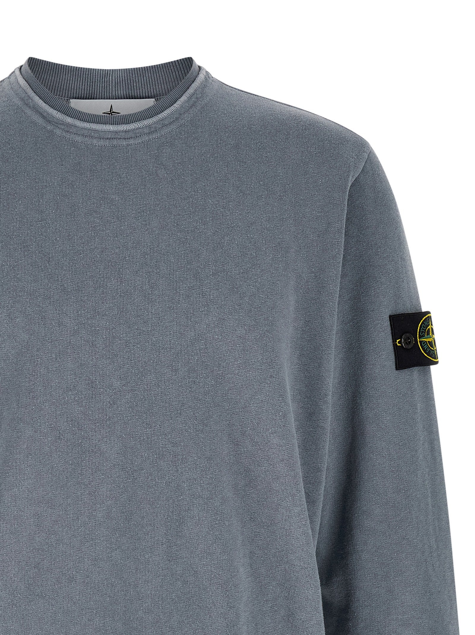 Stone Island Brushed Cotton Sweatshirt