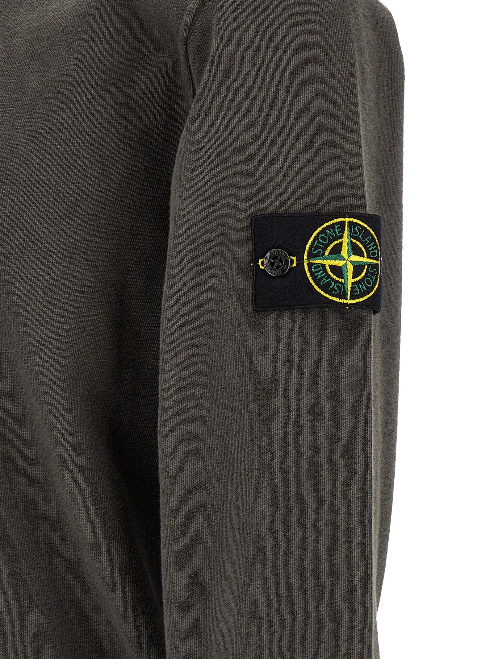 Stone Island Brushed Cotton Sweatshirt