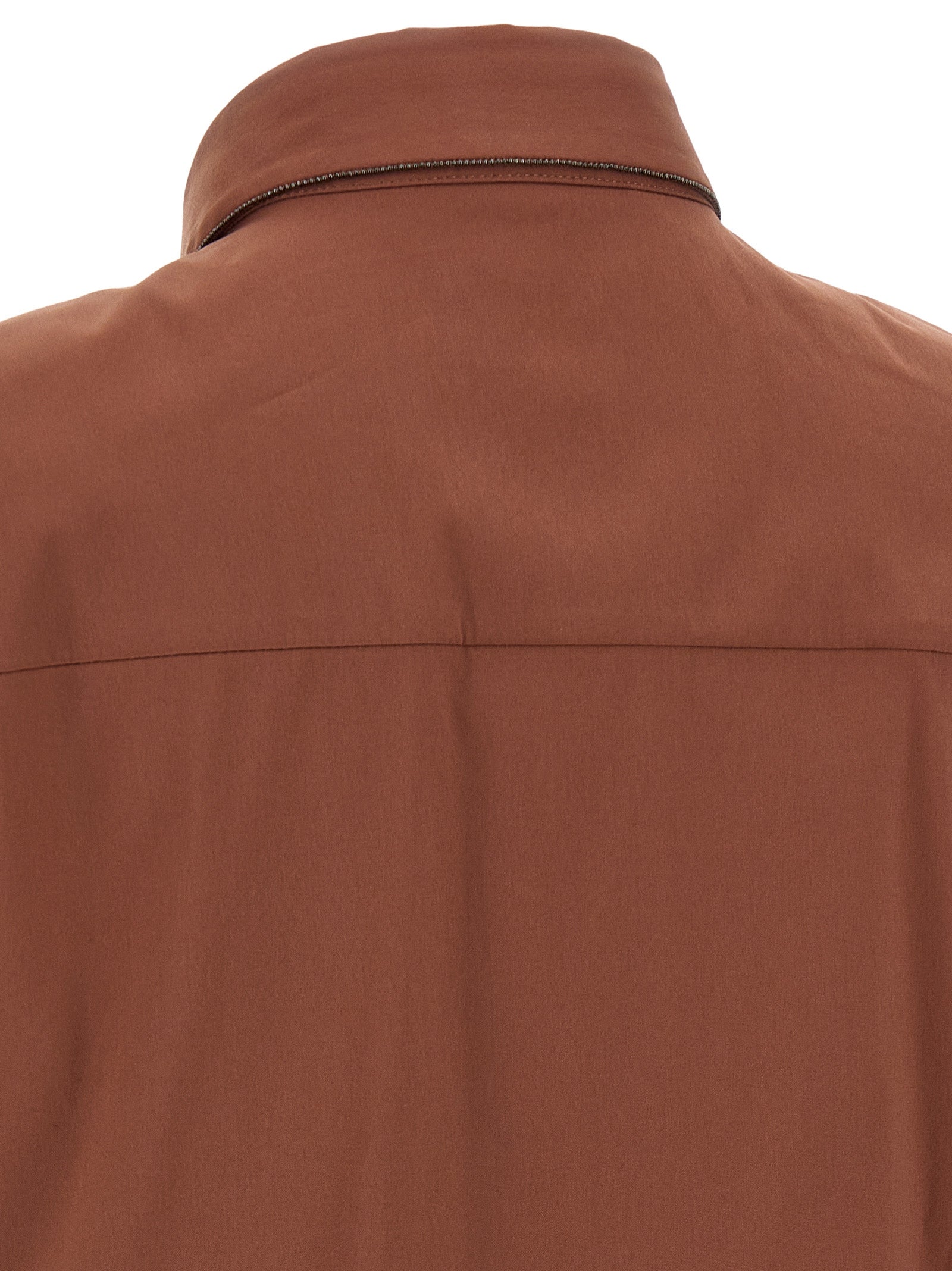 Brunello Cucinelli Shiny Trim Shirt