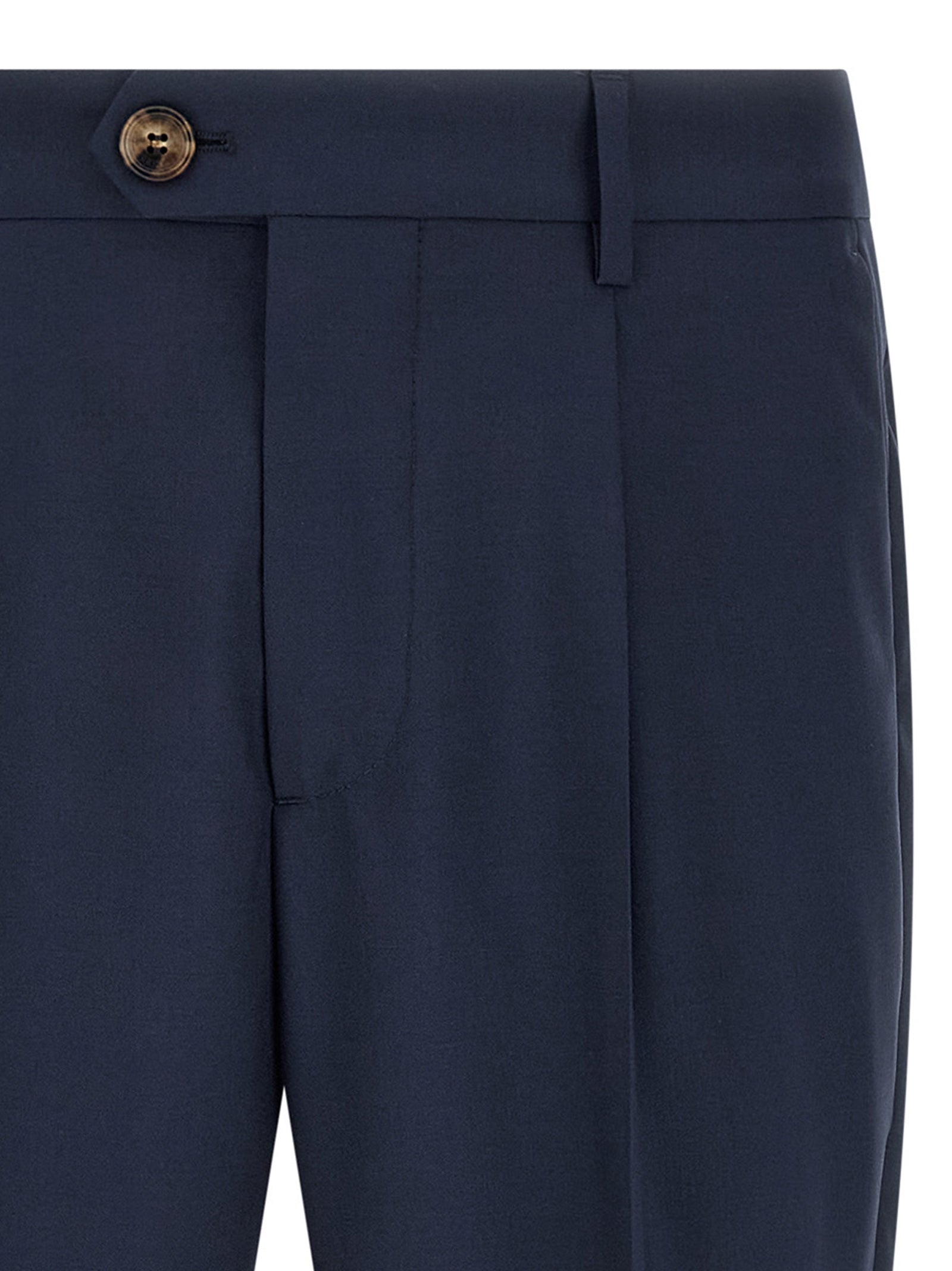 Brunello Cucinelli Wool Canvas Pants