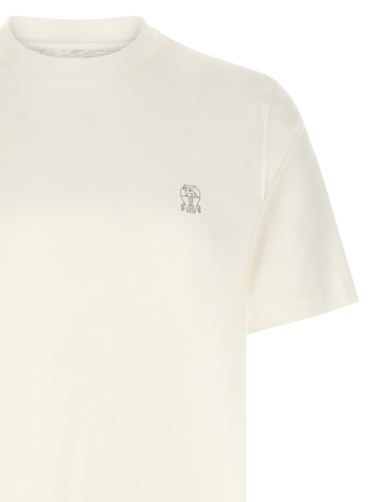 Brunello Cucinelli Logo Print T-shirt