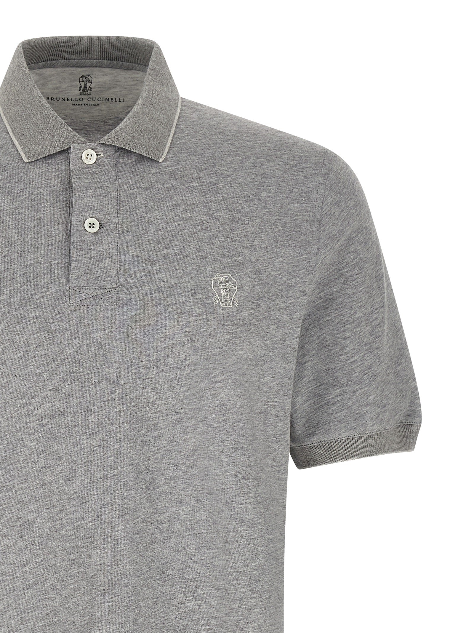Brunello Cucinelli Stretch Jersey Polo Shirt