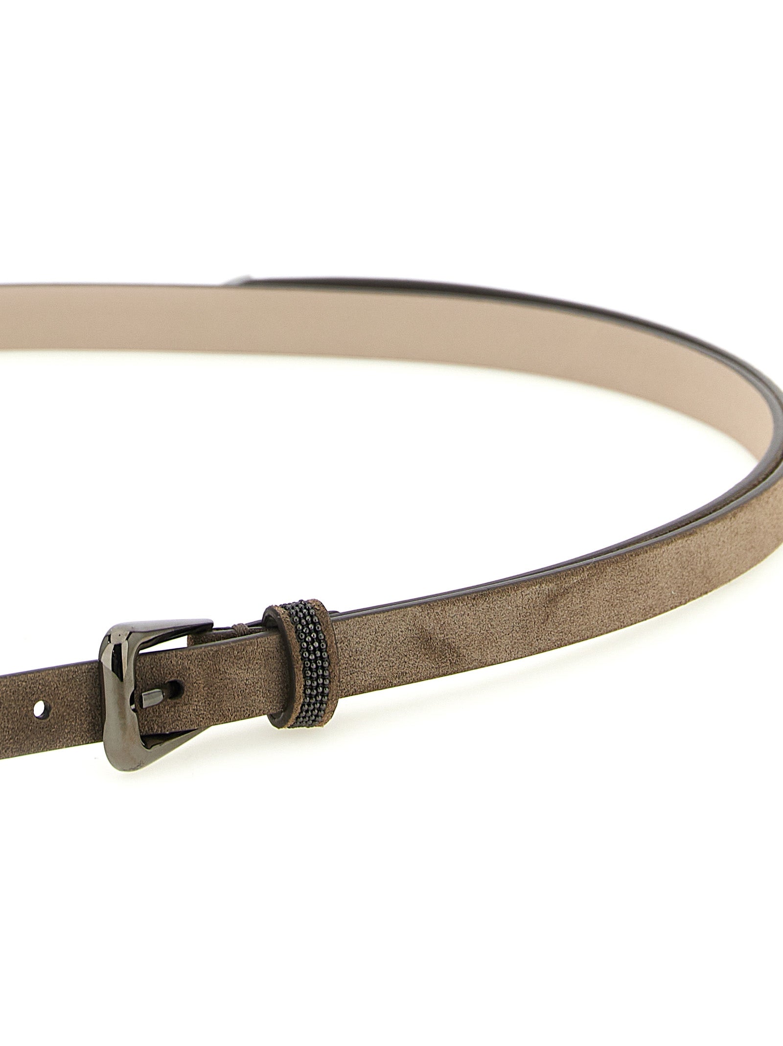 Brunello Cucinelli Shiny Loop Belt